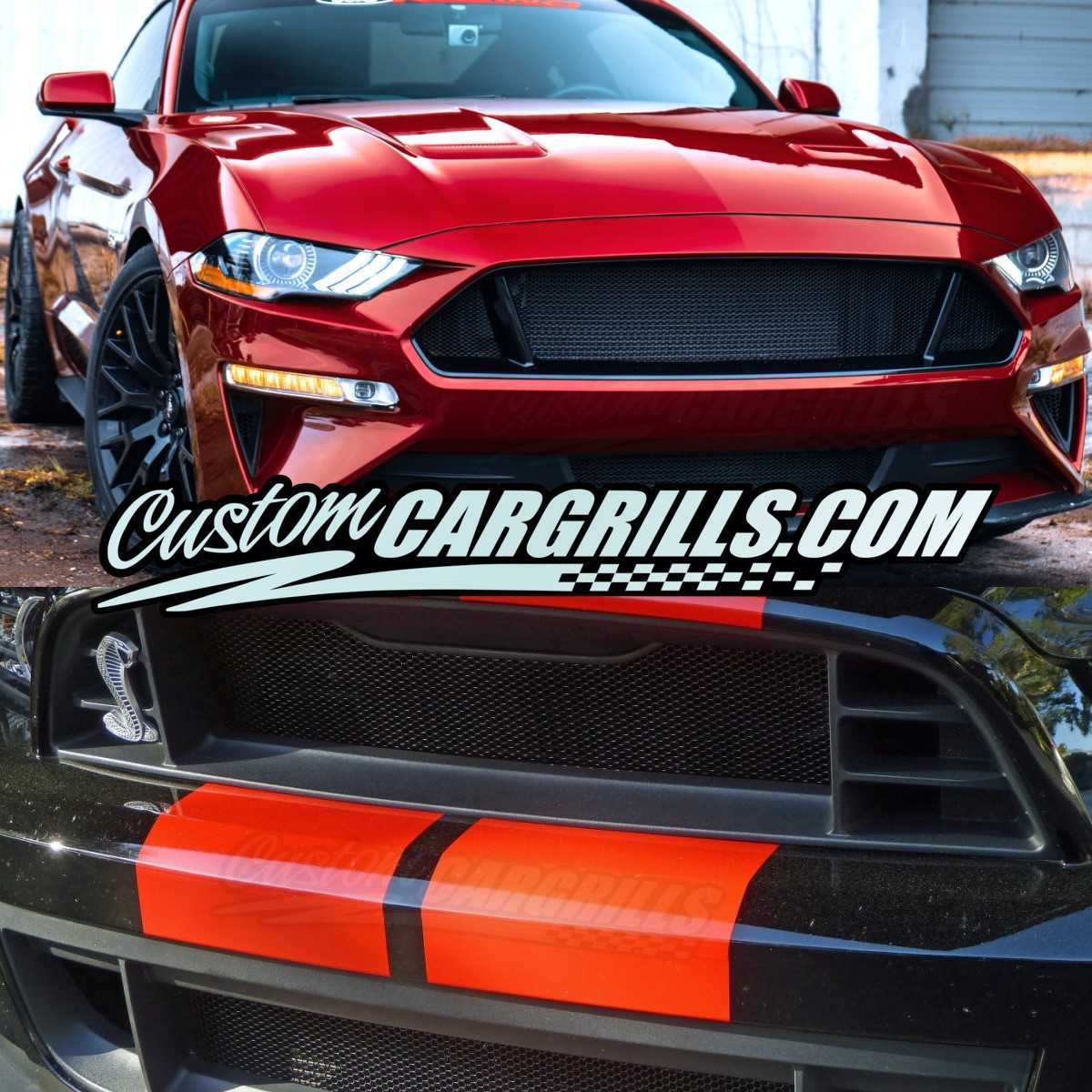 Custom Mesh Grills for Ford Mustang by