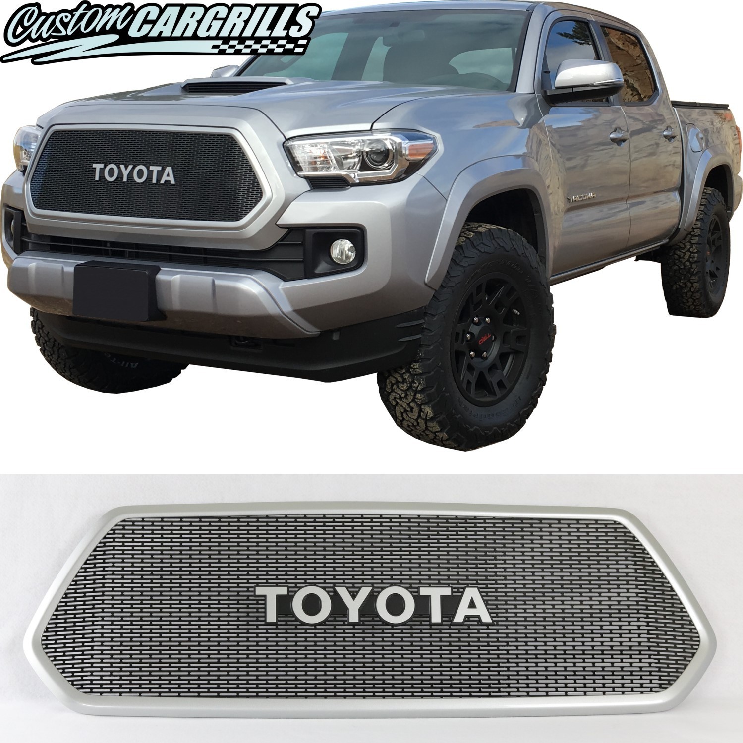 Custom Mesh Grills for 2016+ Toyota by