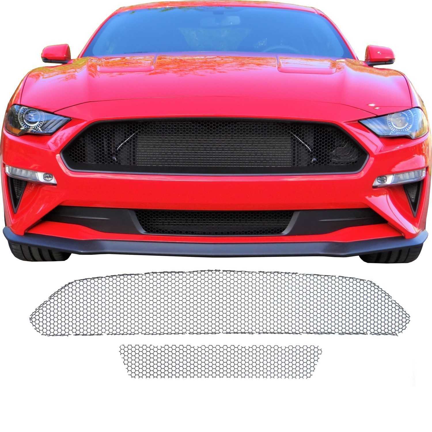 Honeycomb Mesh Grill Kit for 2018 - 2023 Ford Mustang Ecoboost