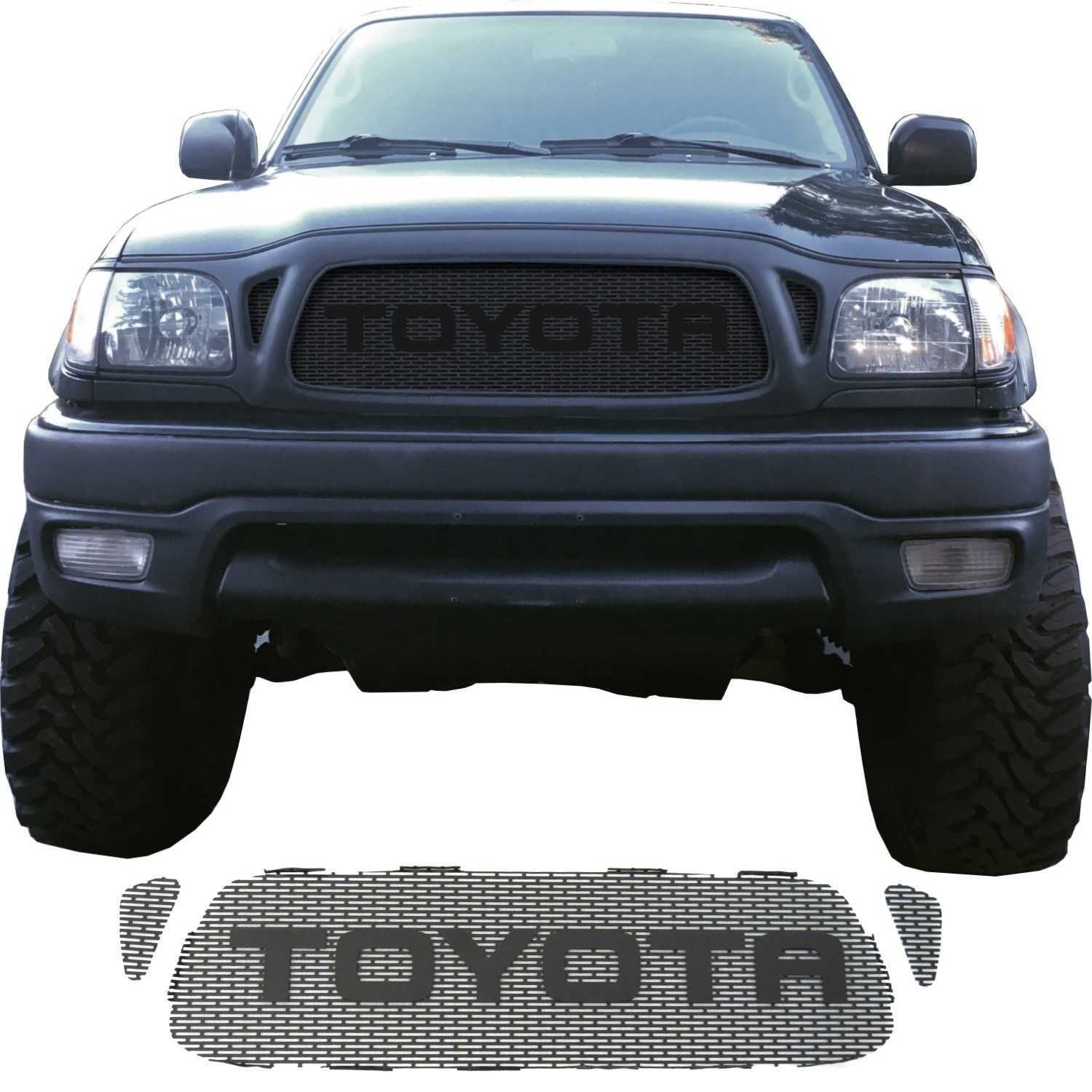 2001 - 2004 Toyota Tacoma Grill Mesh With Rounded Letters