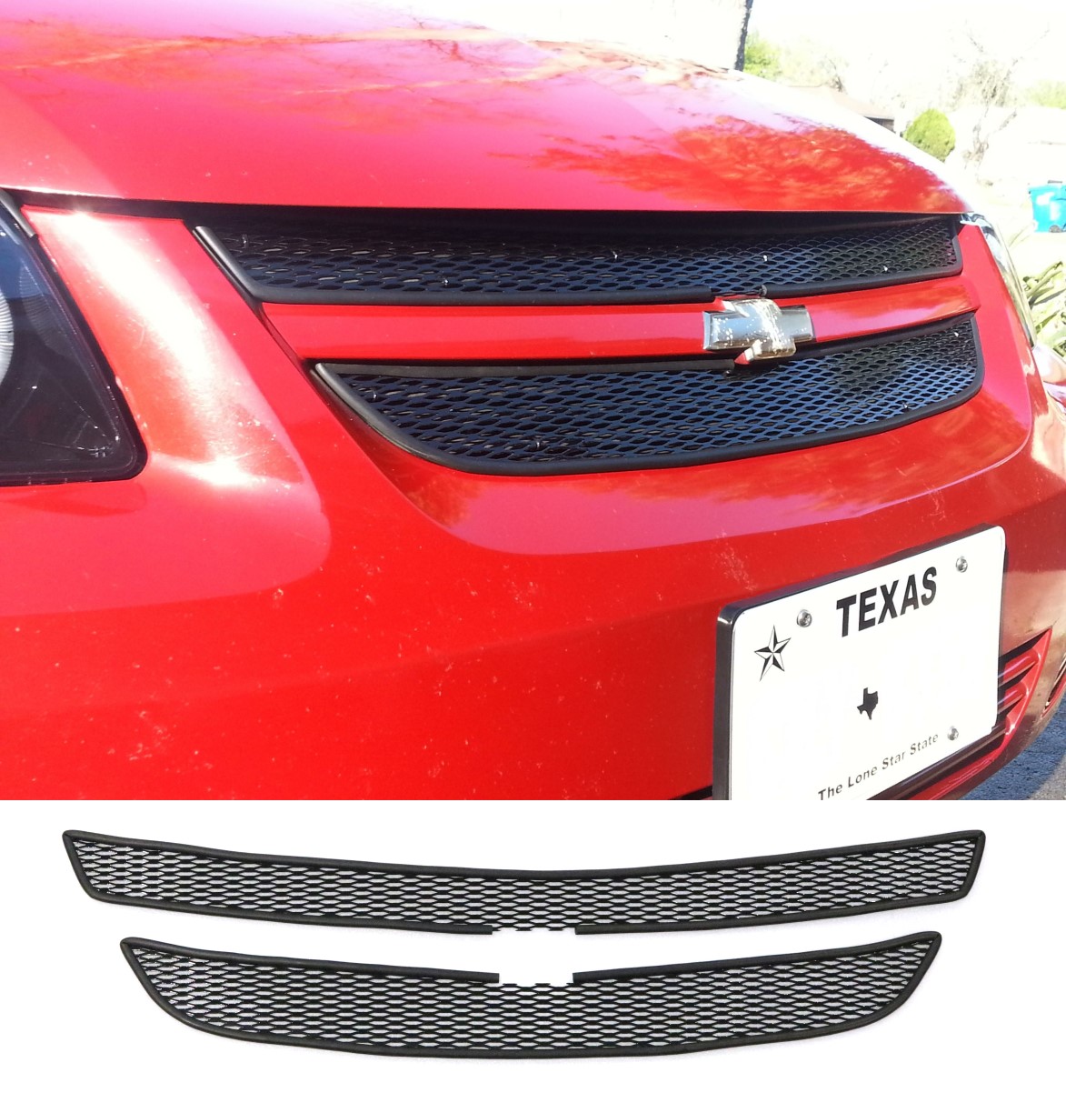 CCG 0510 CHEVY COBALT DIAMOND EXTREME MESH GRILL GRILLE INSERTS W