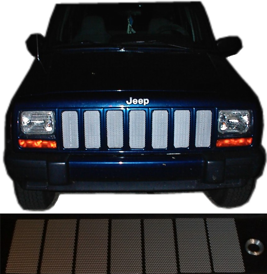 Custom grill insert jeep cherokee
