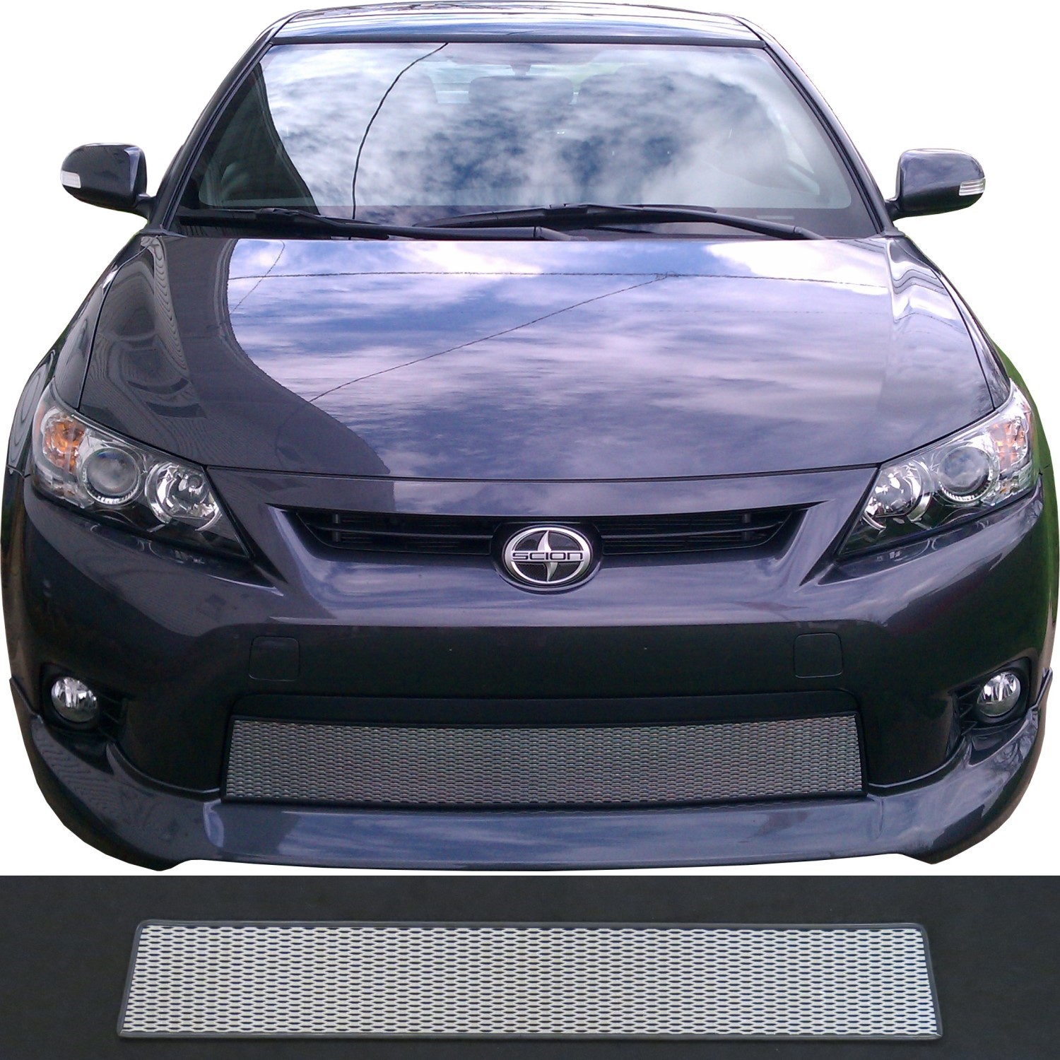 CCG 1113 SCION TC GRILL GRILLE INSERT PRECUT DIAMOND WITH RUBBER TRIM