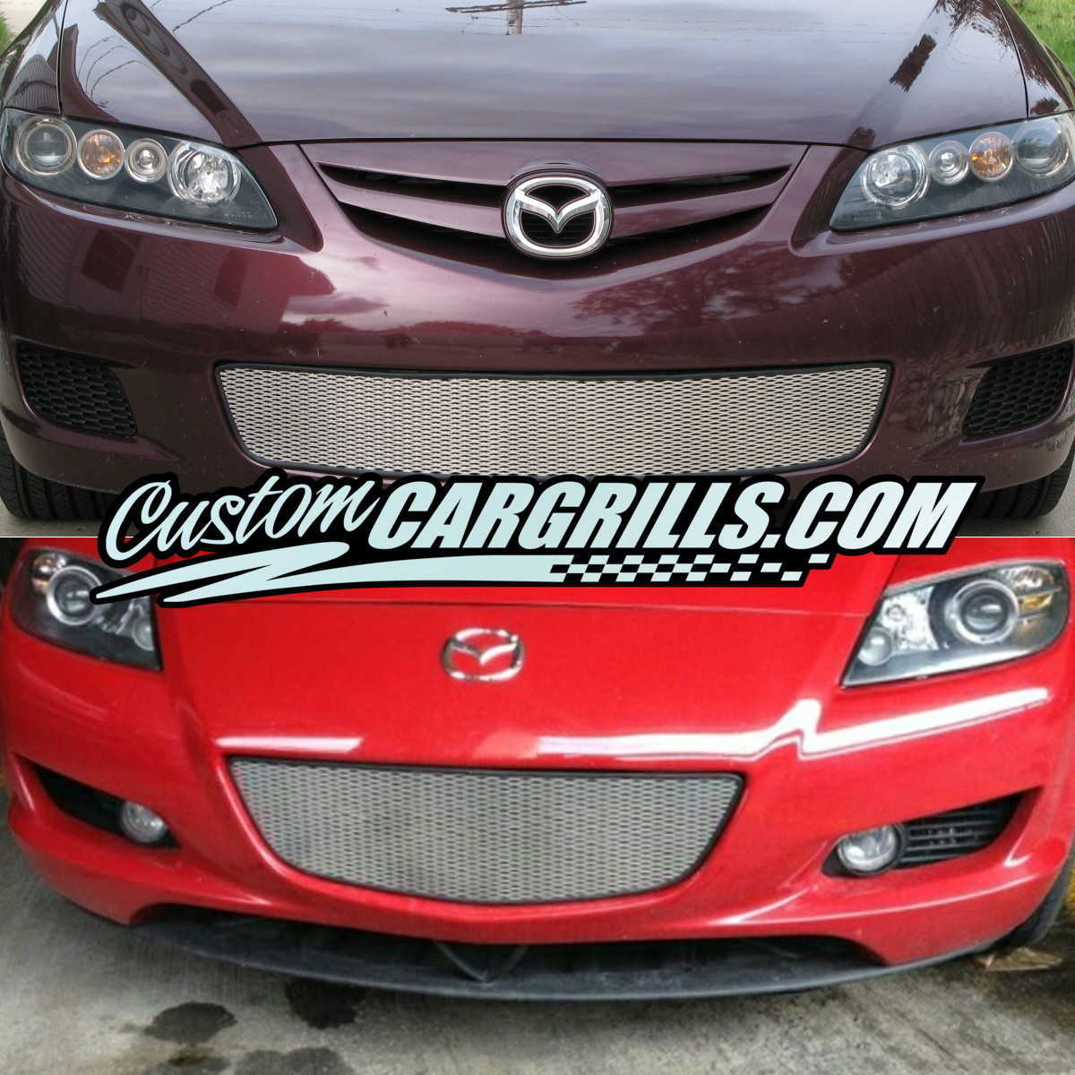 Custom Grill Mesh Kits for Mazda Vehicles by