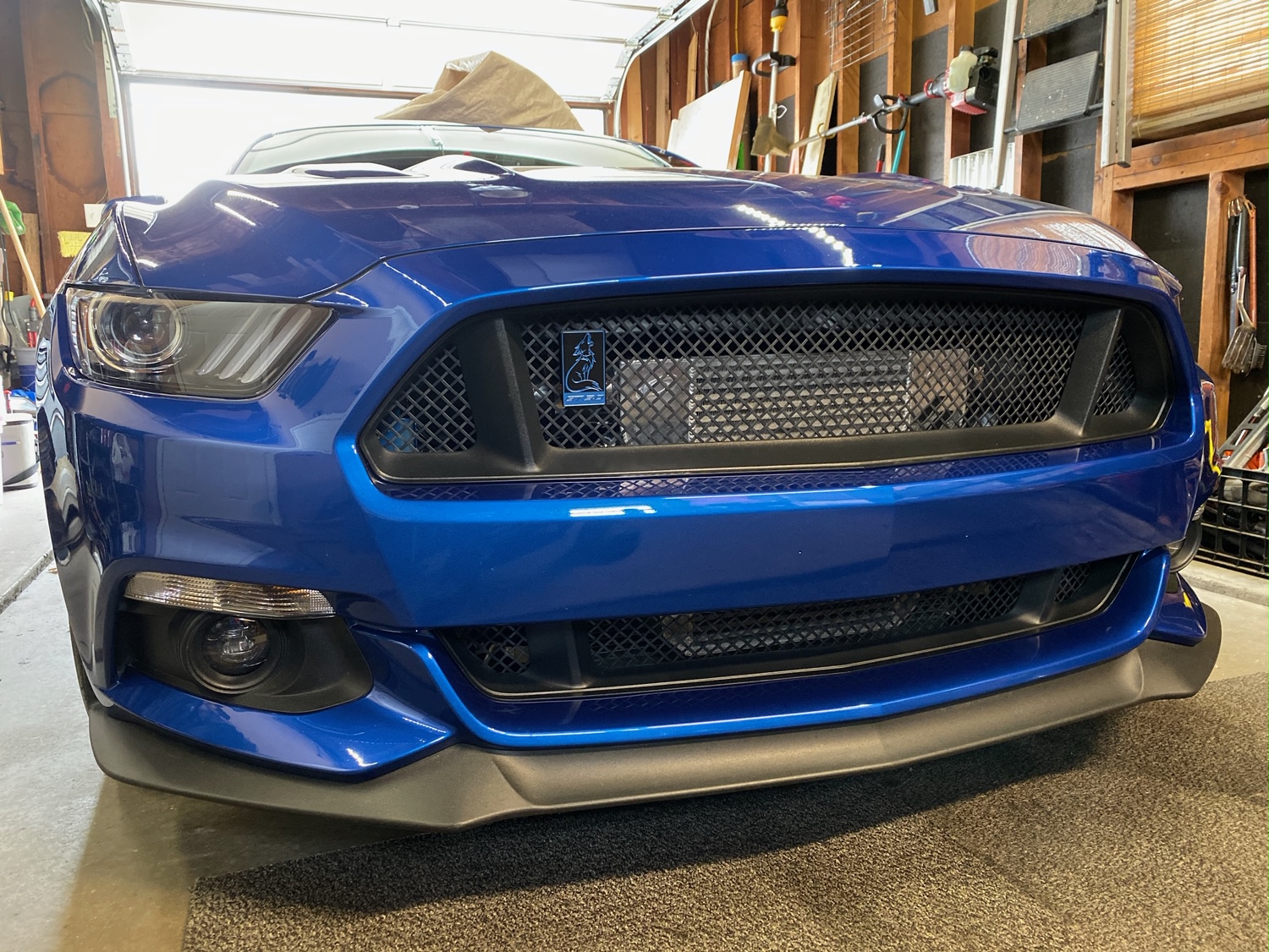 Woven Mesh Grill Kit for 2015 - 2017 Ford Mustang GT #5