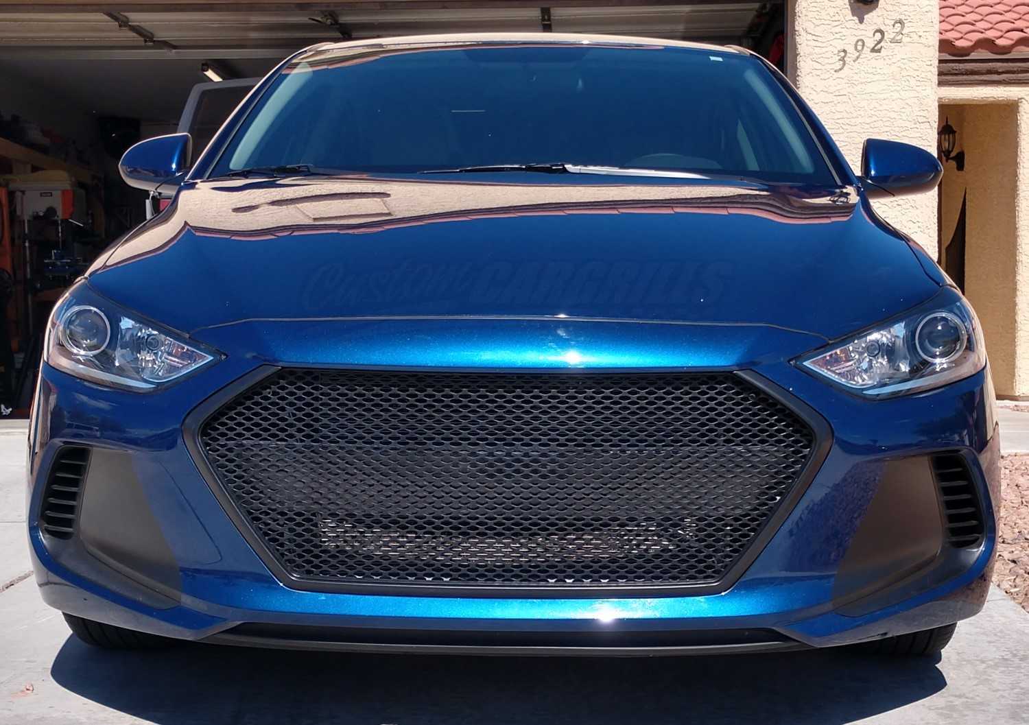 2017 - 2018 Hyundai Elantra Sport Mesh Grill Insert kit by customcargrills