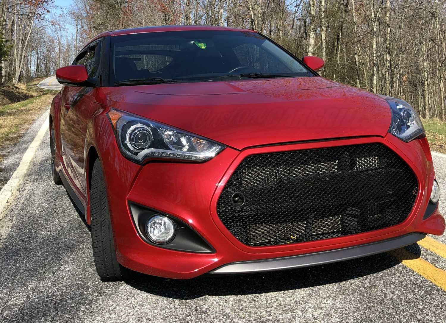 2012 - 2017 Hyundai Veloster Turbo Mesh Grill Insert kit by customcargrills