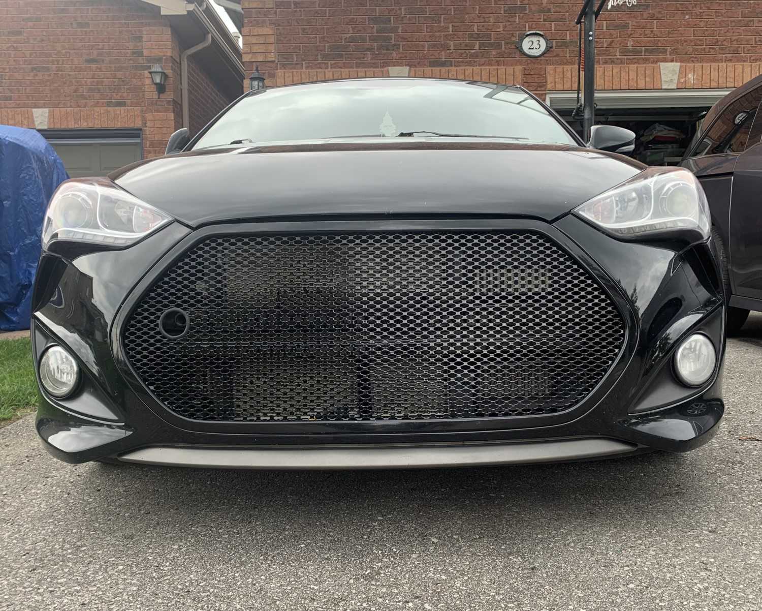 2012 - 2017 Hyundai Veloster Turbo Mesh Grill Insert kit by customcargrills