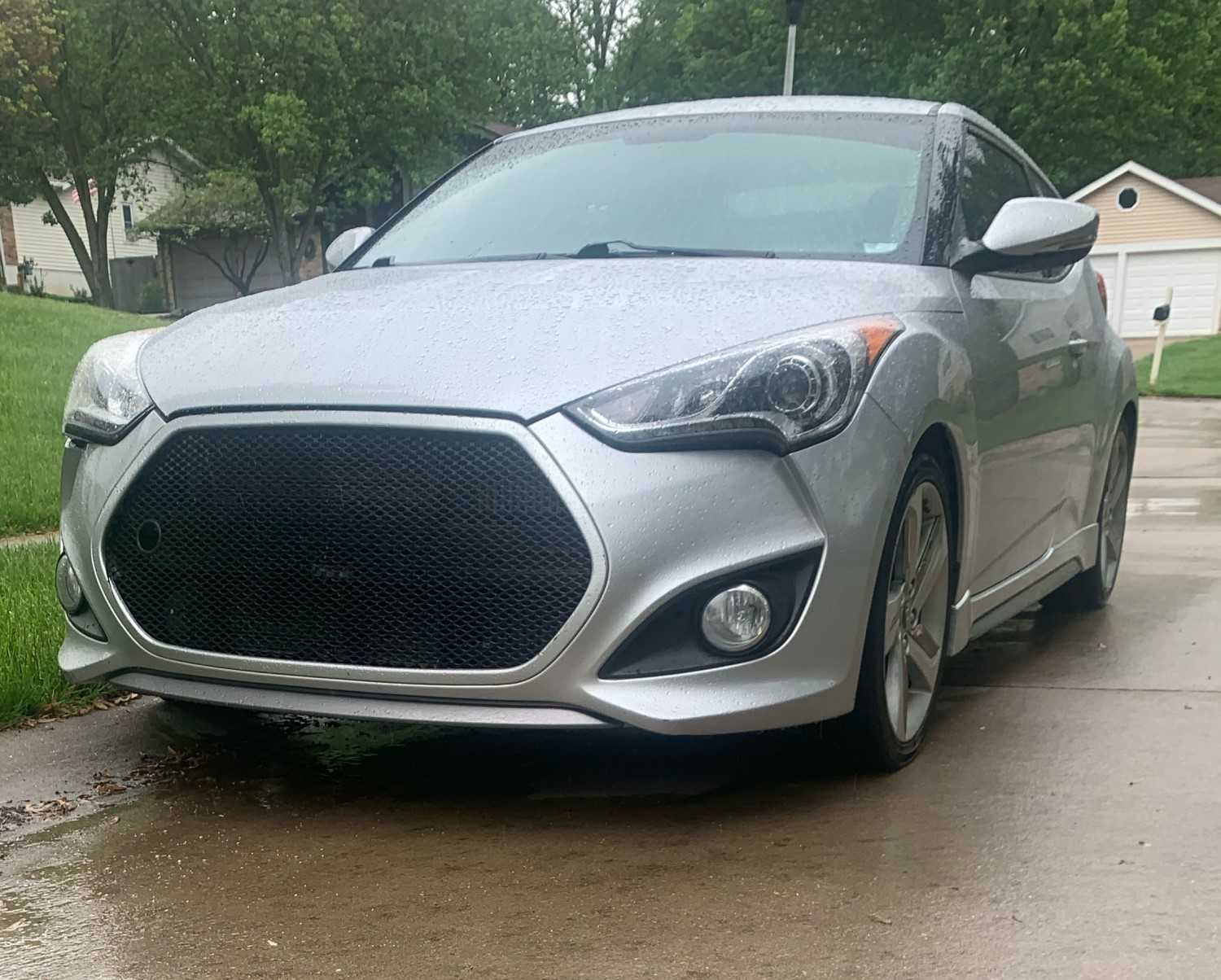 2012 - 2017 Hyundai Veloster Turbo Mesh Grill Insert kit by customcargrills