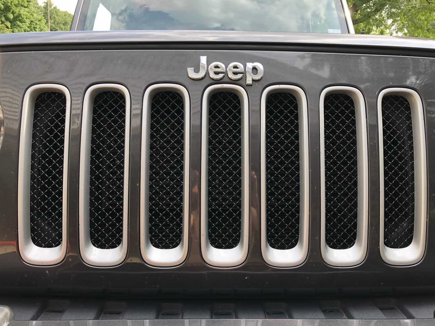 2007 - 2017 Jeep Wrangler JK Mesh Grill Insert kit by customcargrills