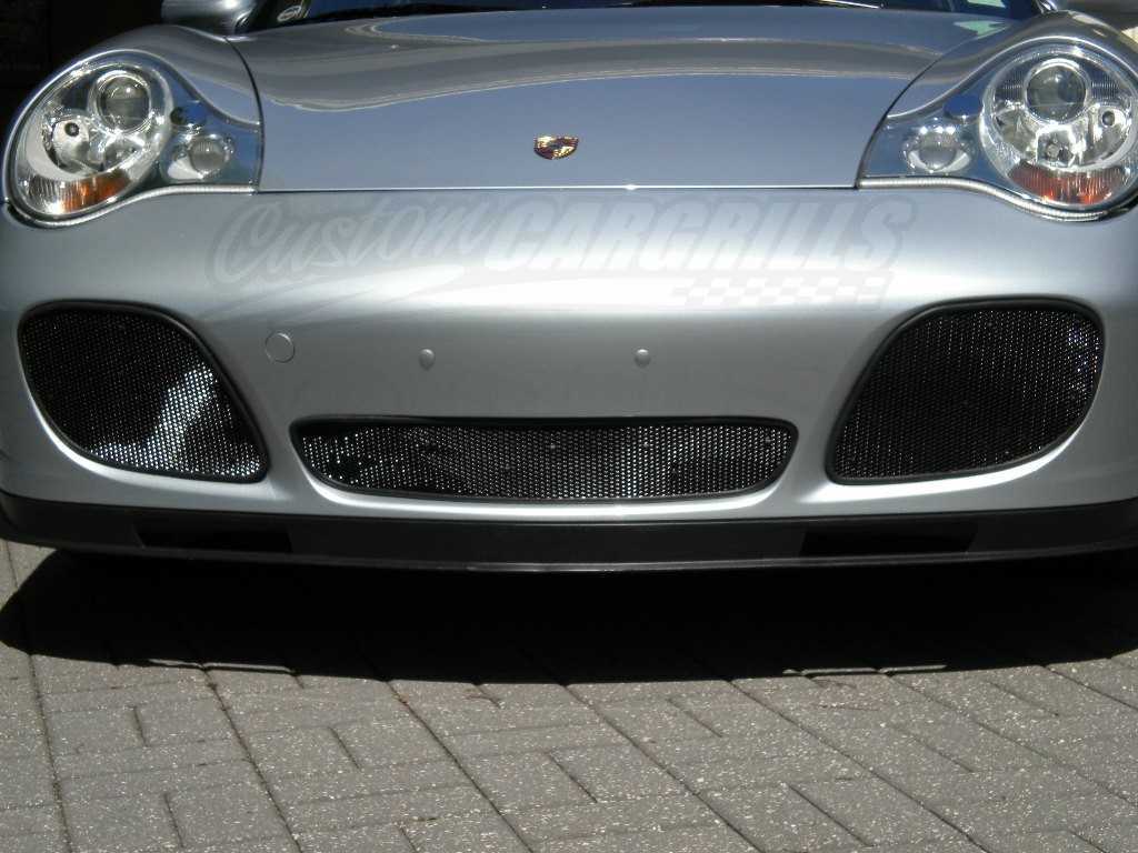 12in. x 48in. Small Diamond Grill Mesh Sheet - Gloss Black