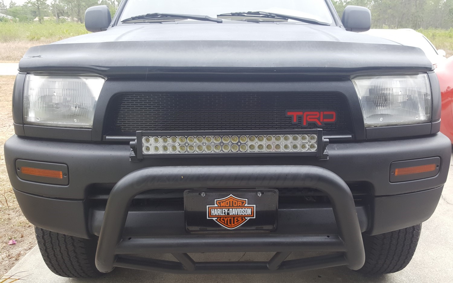 1996-98 (and 99-02*) Toyota 4Runner Grill Mesh With TRD Emblem #2