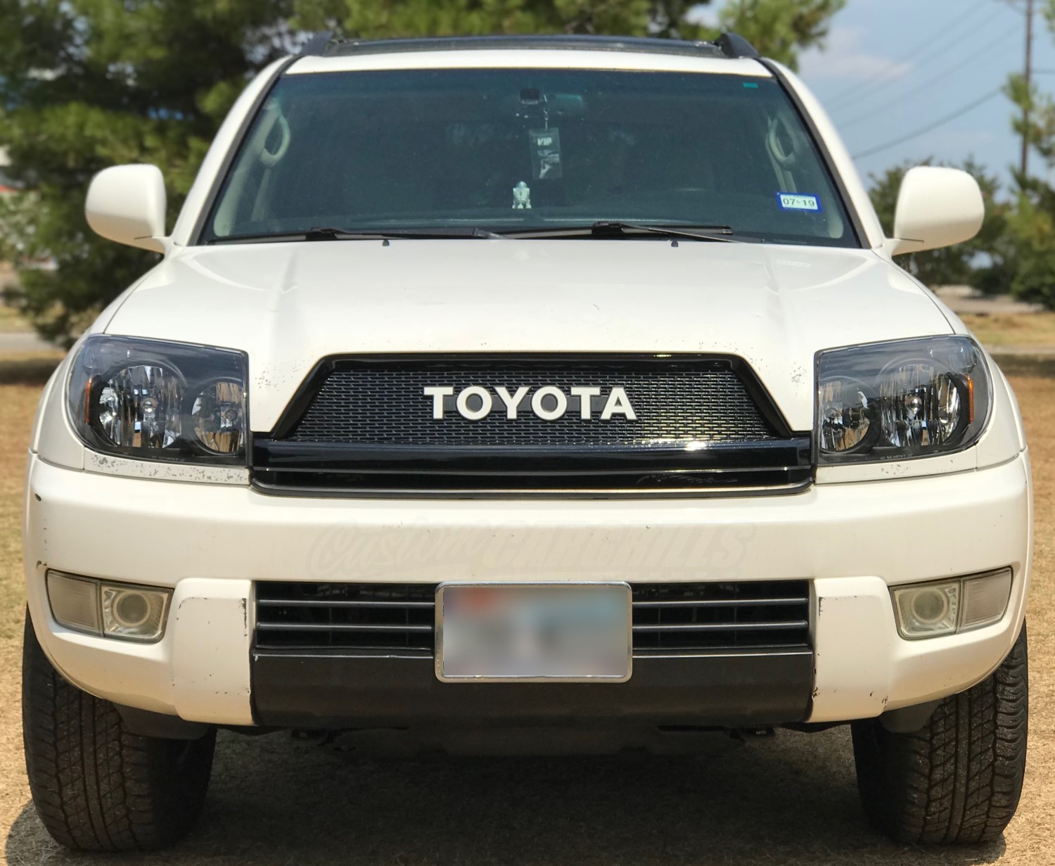 2003 - 2005 Toyota 4Runner Grill Mesh with Toyota Emblem #2