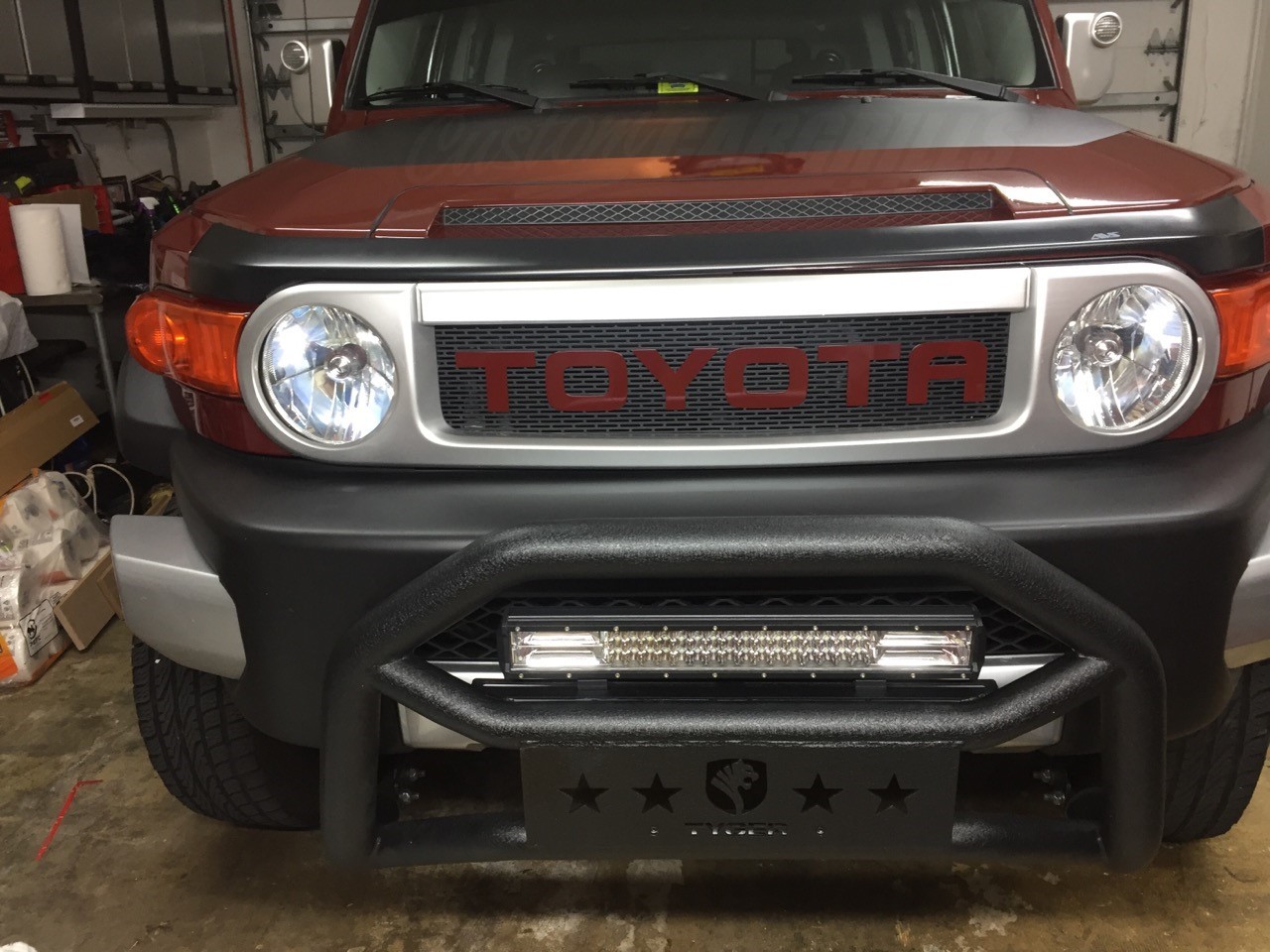2006 - 2014 Toyota FJ Cruiser Grill Mesh With Big Letters #4