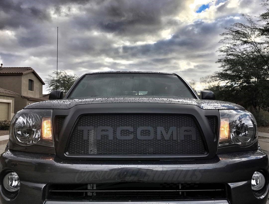 2005 - 2011 Toyota Tacoma Mesh Grill With Rounded Letters #4
