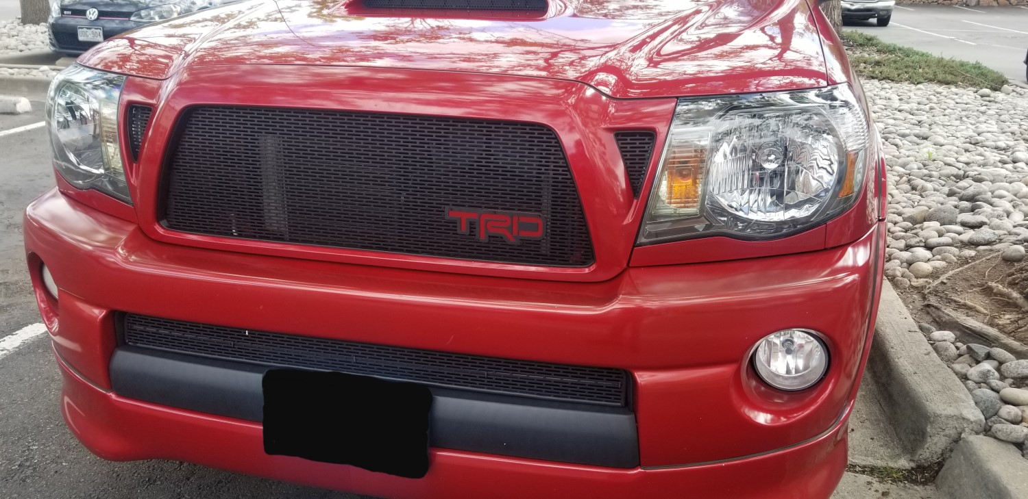 2005 - 2011 Toyota Tacoma Mesh Grill With TRD Emblem #2