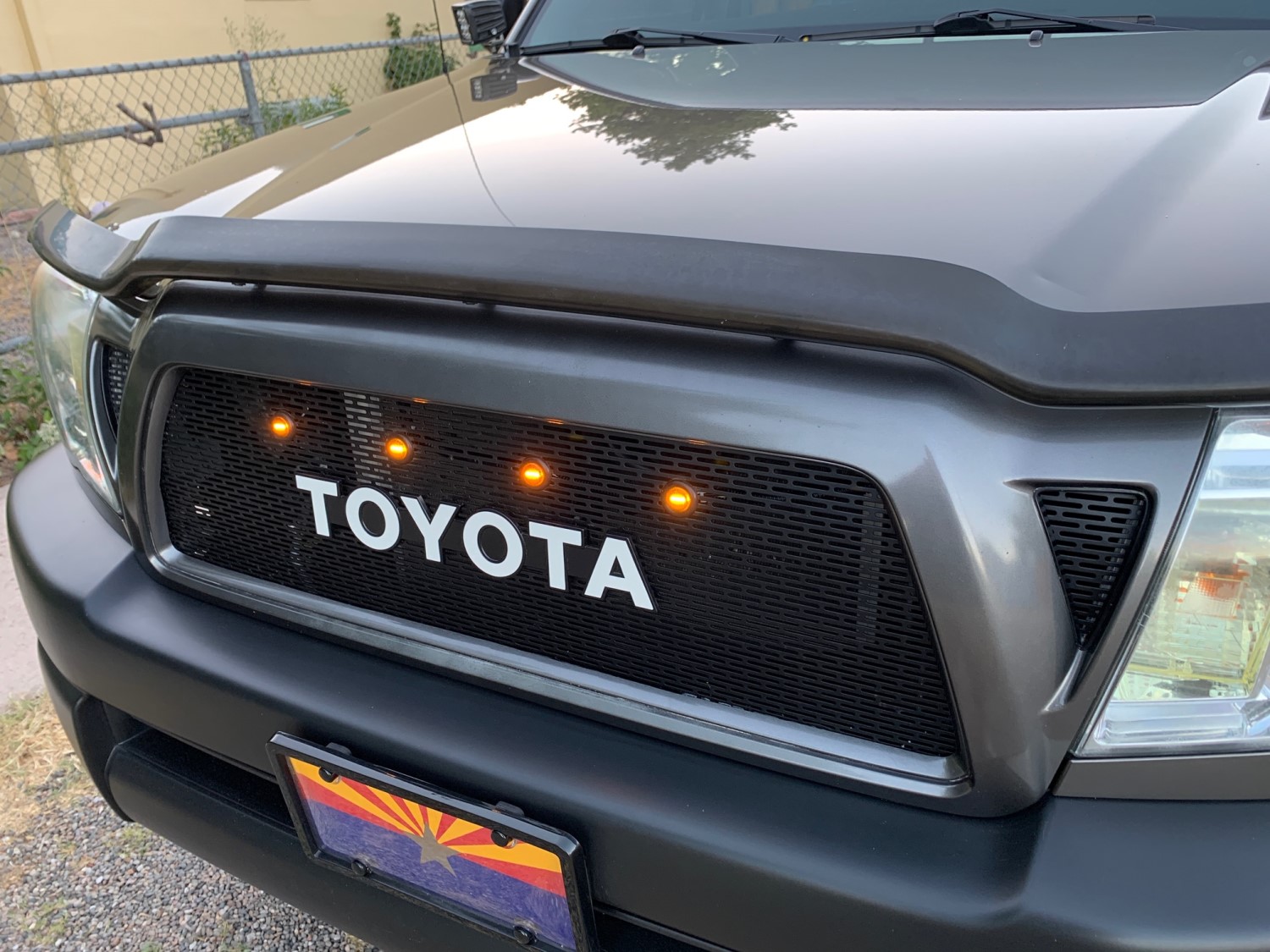 2005 - 2011 Toyota Tacoma Mesh Grill With Toyota Emblem #3