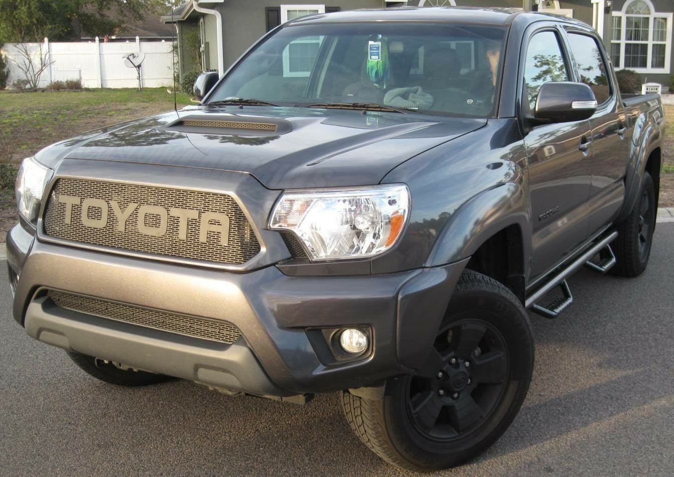 2012 - 2015 Toyota Tacoma Grill Mesh With Rounded Letters #4