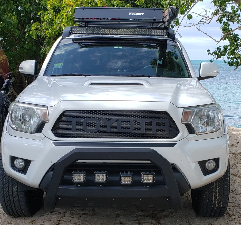 2012 - 2015 Toyota Tacoma Grill Mesh With Sharp Letters #4