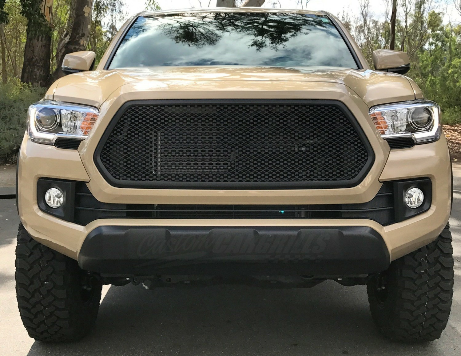2016 2017 Toyota Tacoma Mesh Grill Bezels By Customcargrills