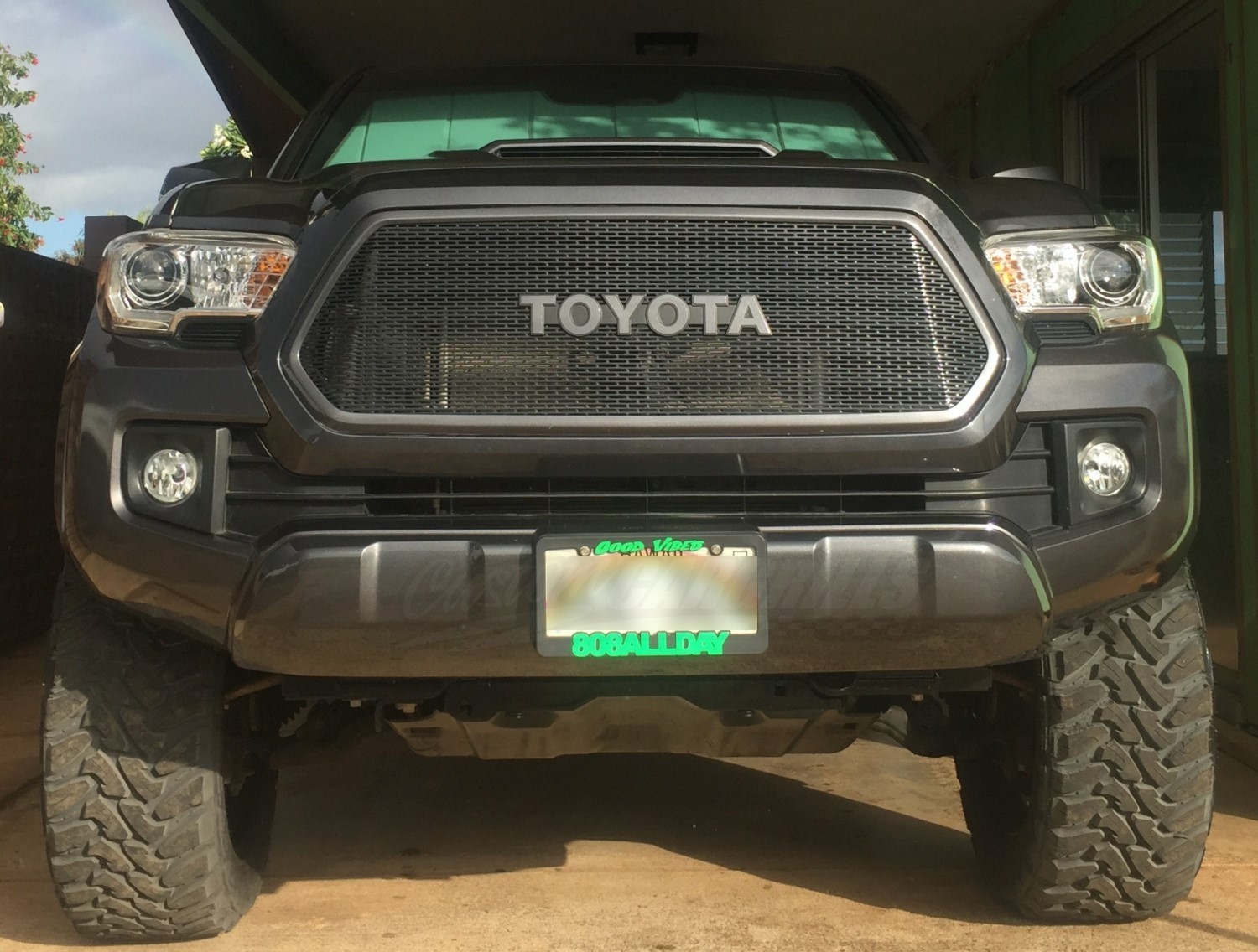 2016 - 2017 Toyota Tacoma Mesh Grill with Bezel and Emblem #5.