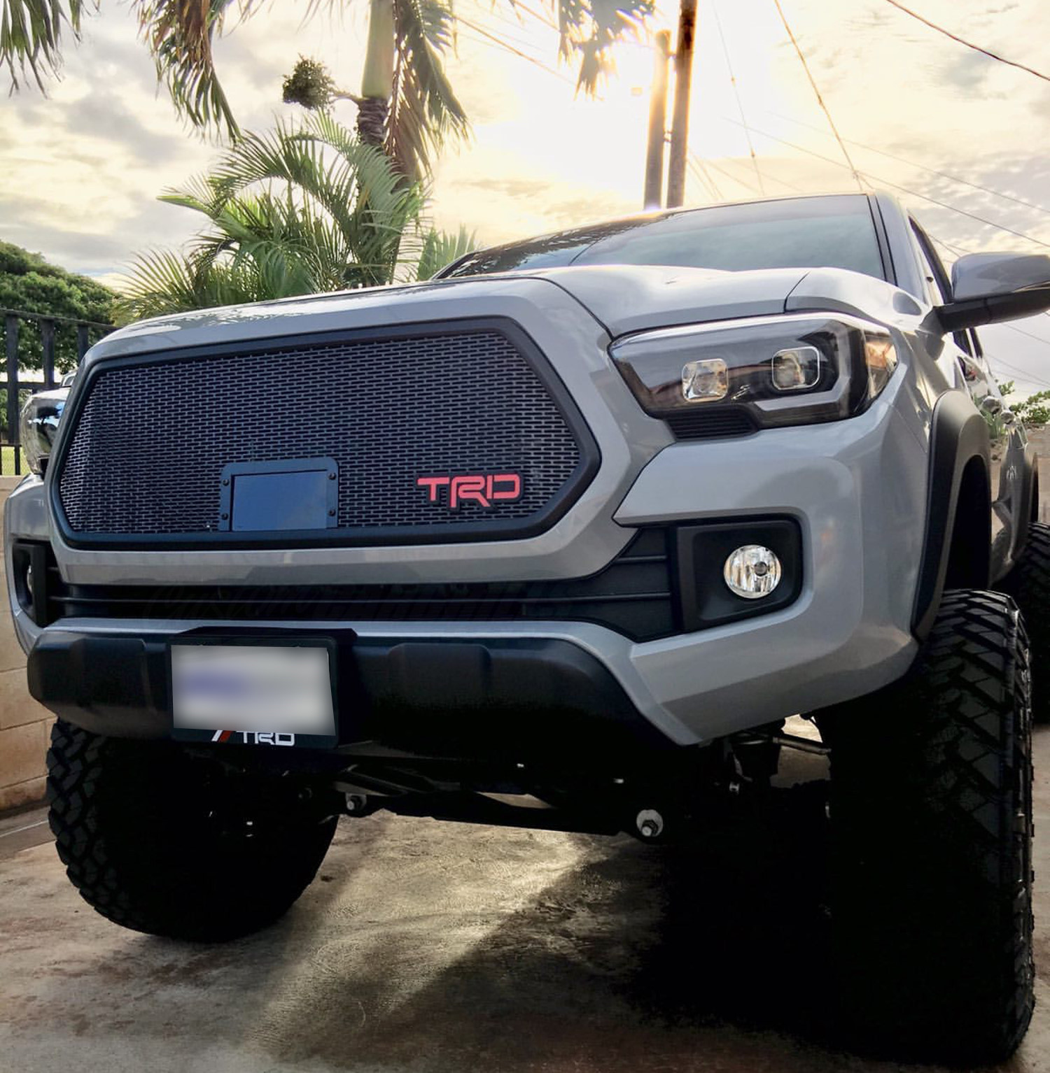2018 - 2023 Toyota Tacoma Mesh Grill with Bezel and TRD #5