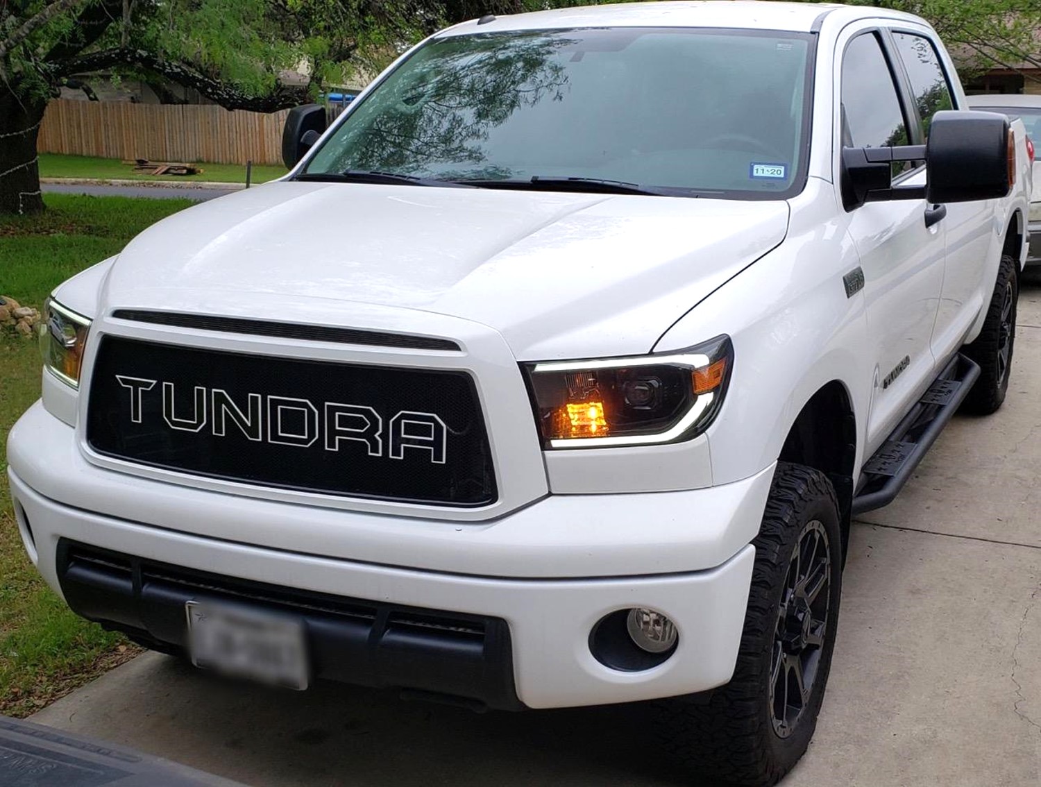 2010 - 2013 Toyota Tundra Grill Mesh with Big Letters #5