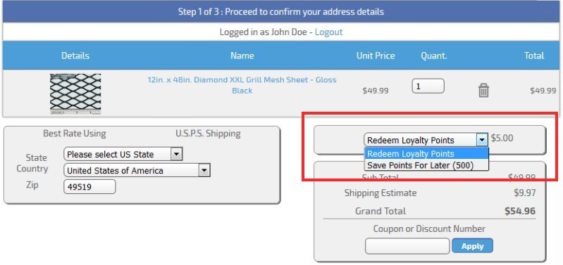 Loyalty Points 7