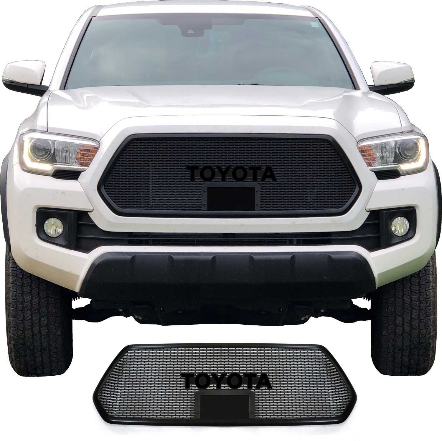 2018 - 2023 Toyota Tacoma Mesh Grill with Bezel and Emblem #2