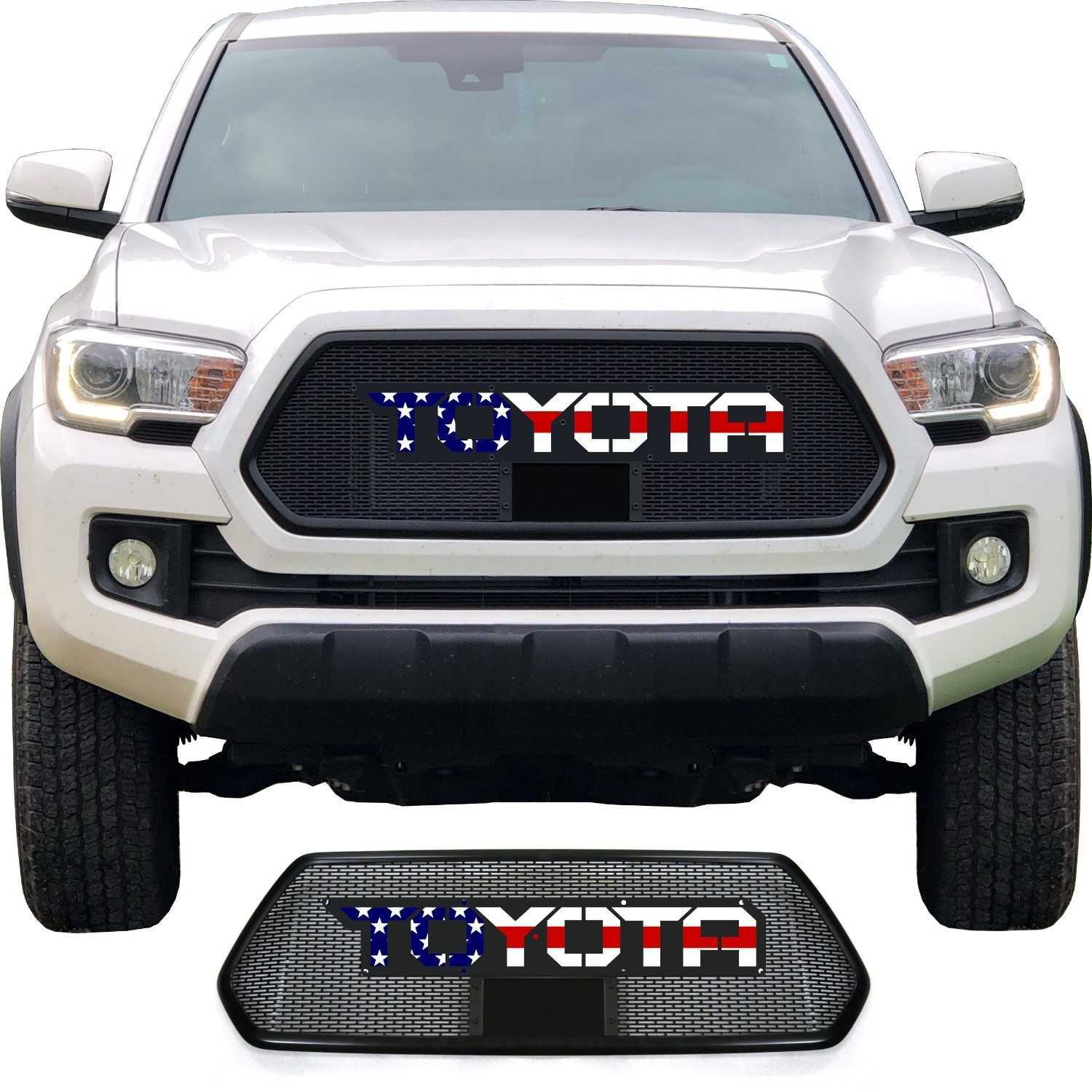 2018 - 2023 Toyota Tacoma Mesh Grill with Bezel and Lettering #4