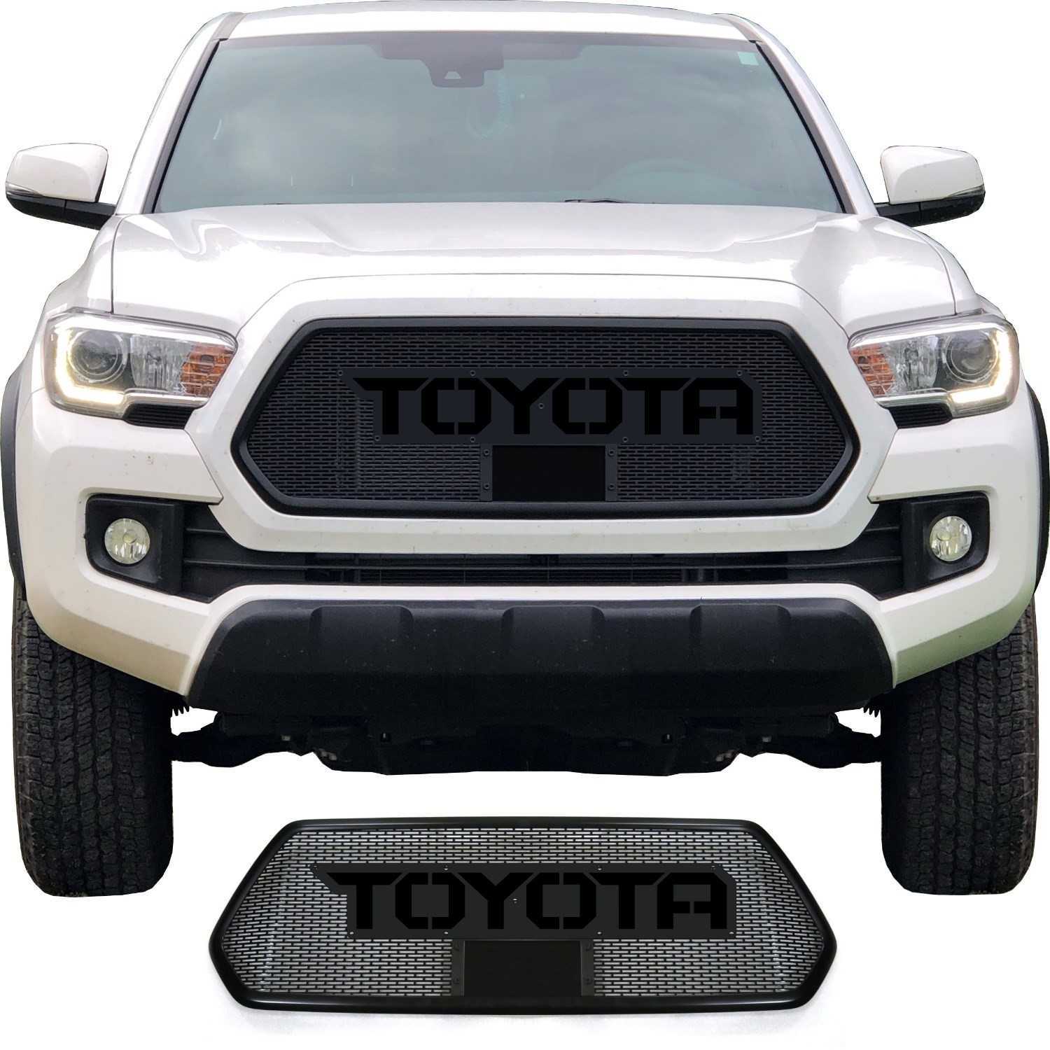 2018 - 2023 Toyota Tacoma Mesh Grill with Bezel and Lettering #3
