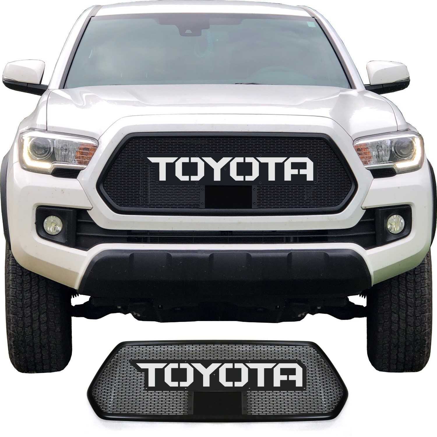 2018 - 2023 Toyota Tacoma Mesh Grill with Bezel and Lettering #2