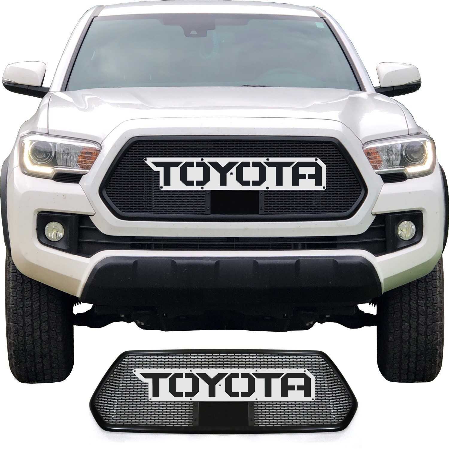2018 - 2023 Toyota Tacoma Mesh Grill with Bezel and Lettering #5