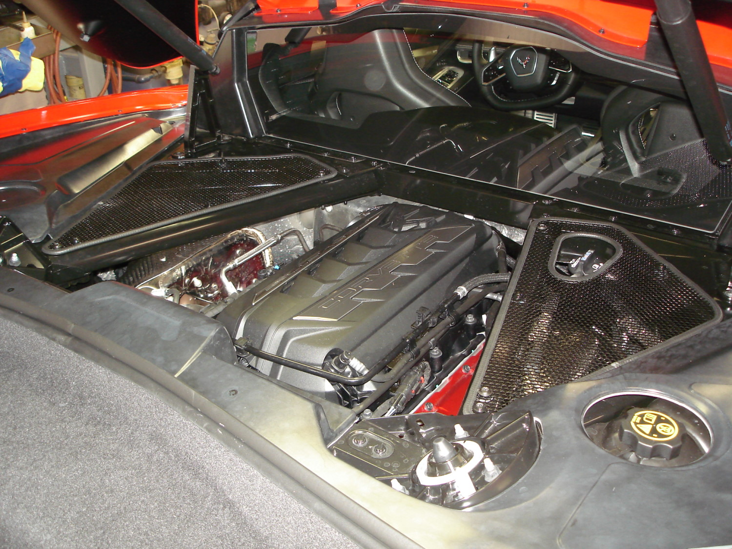 2020 - 2023 Chevy Corvette C8 Mesh Engine Covers #2