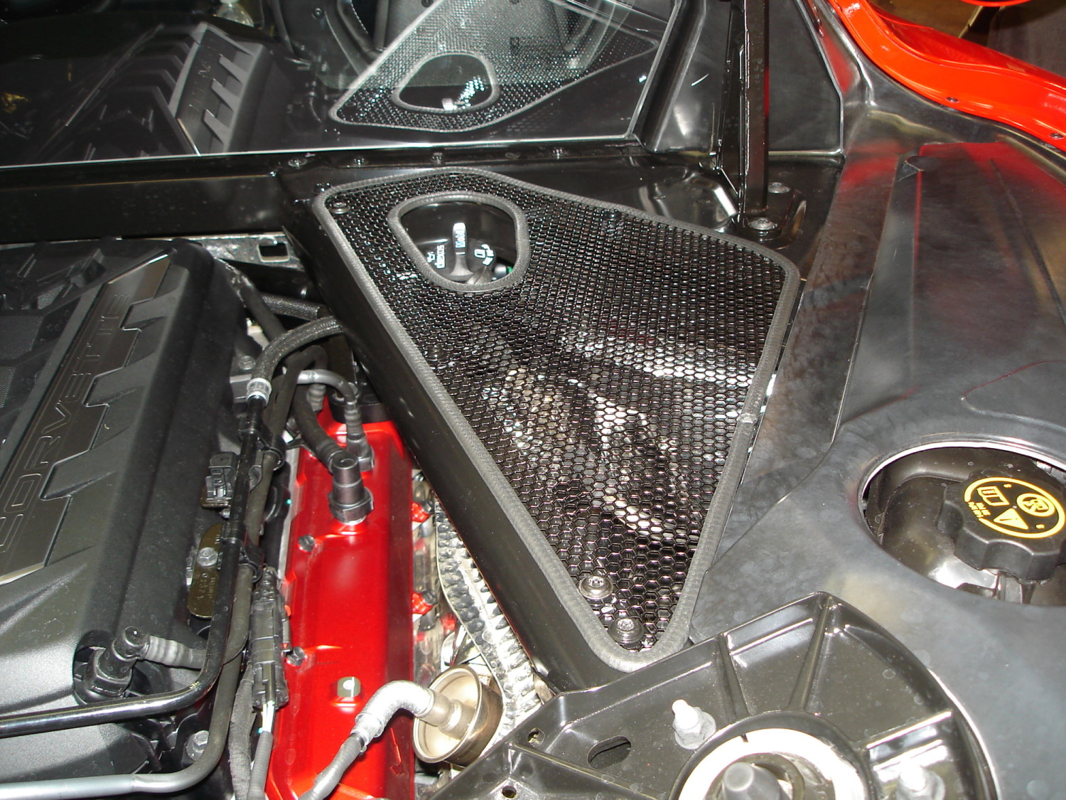 2020 - 2022 Chevy Corvette C8 Mesh Engine Covers #3