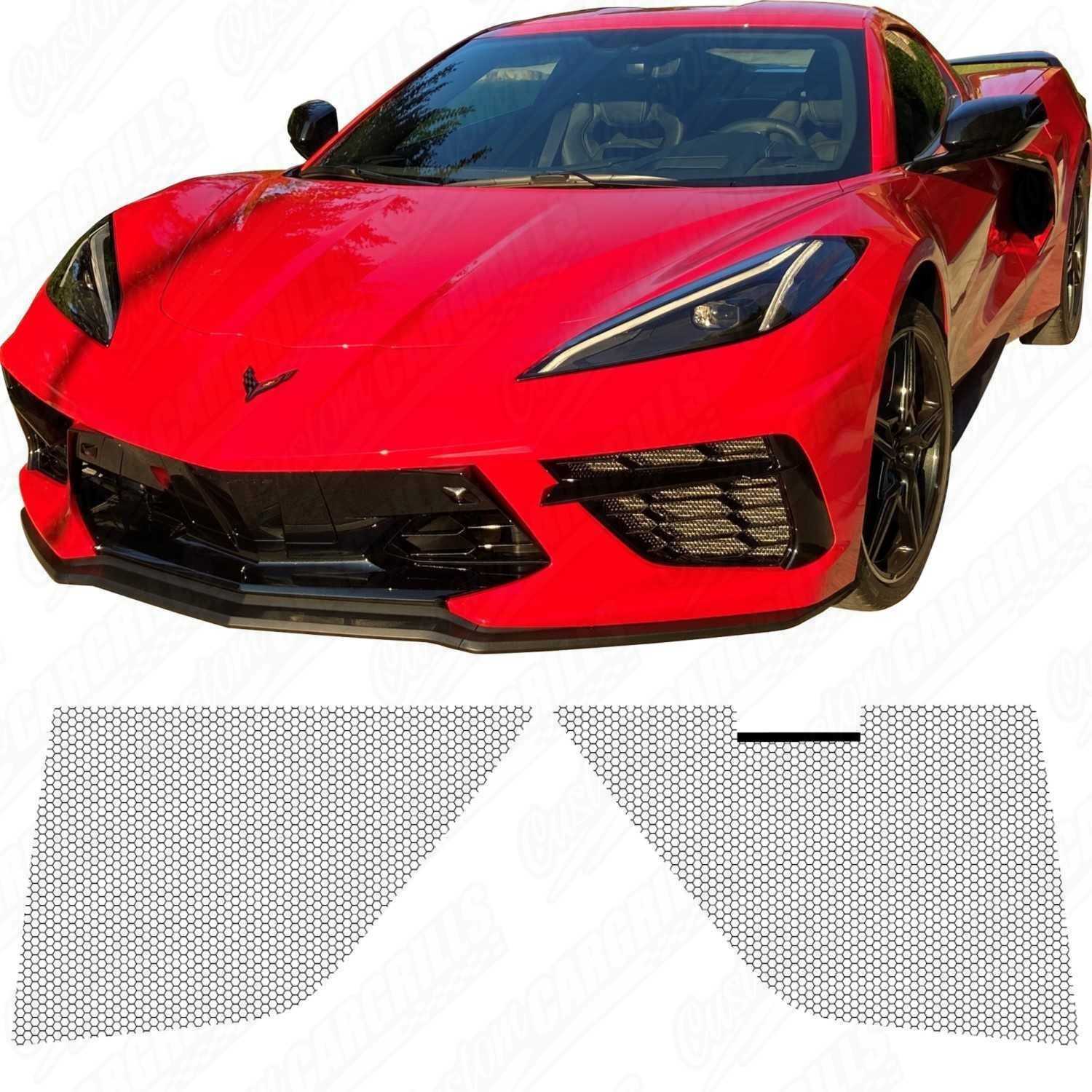 2020 - 2024 Chevy Corvette C8 Grille Mesh Set