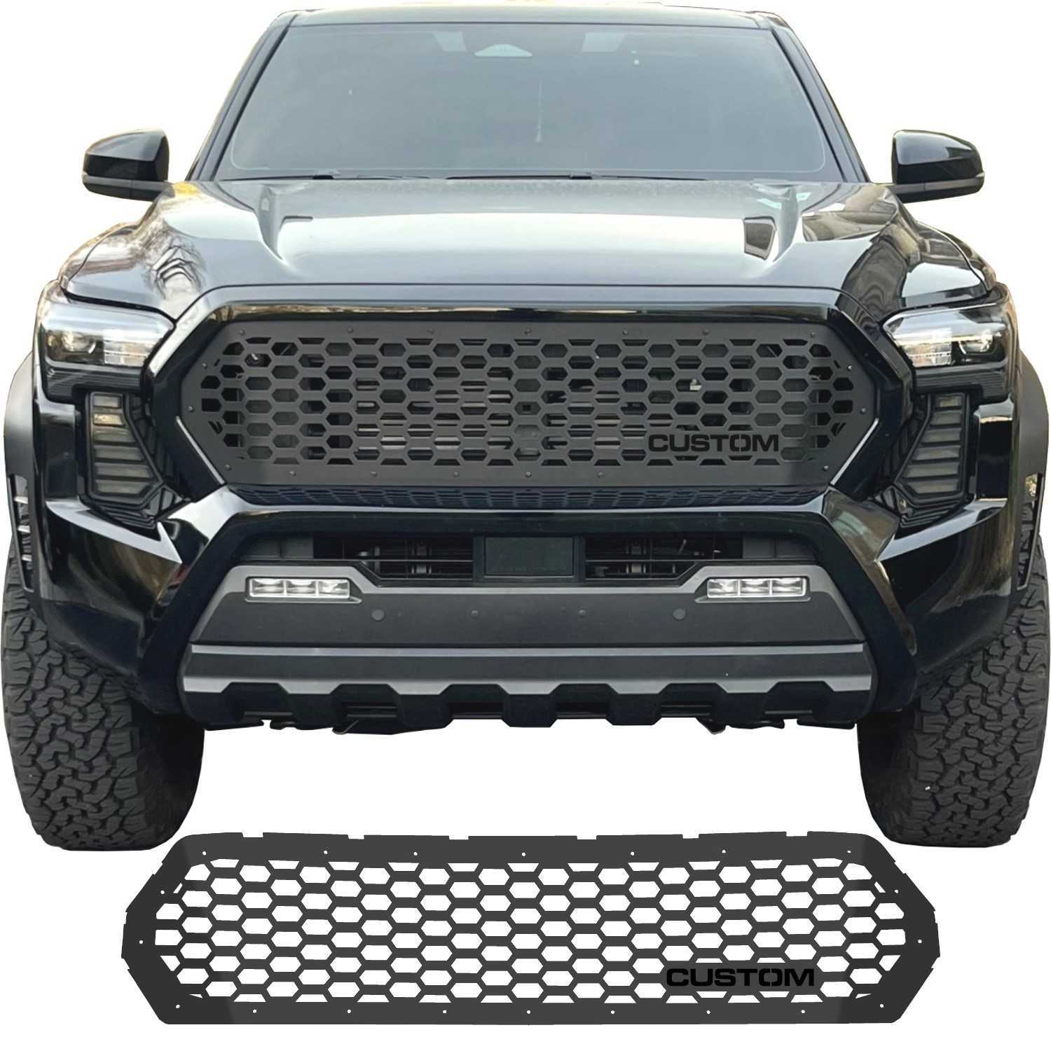Heavy Duty Grille (Diamond Design) for 2024 - 2025 Toyota Tacoma with Custom Lettering