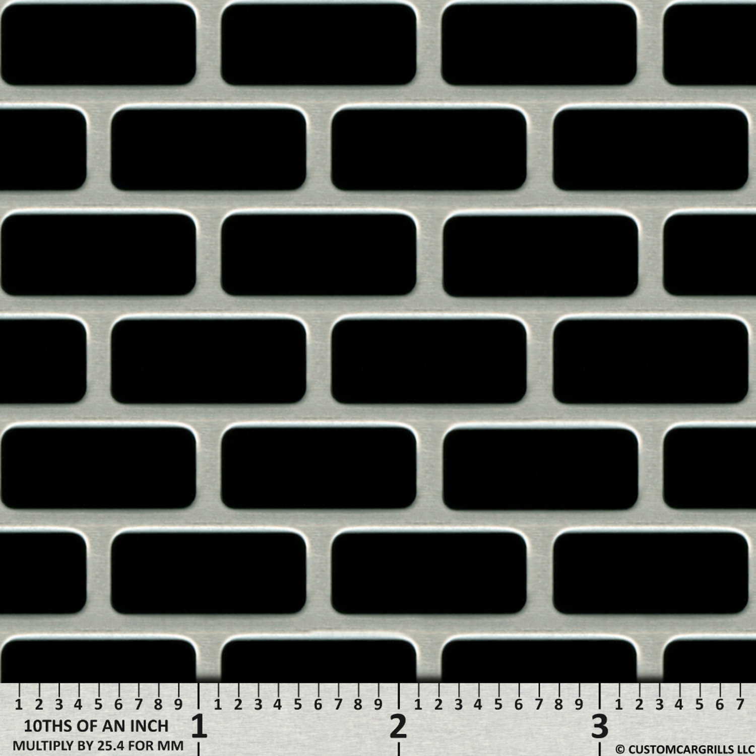 CCG "Brick" Aluminum Grill Mesh Sheet