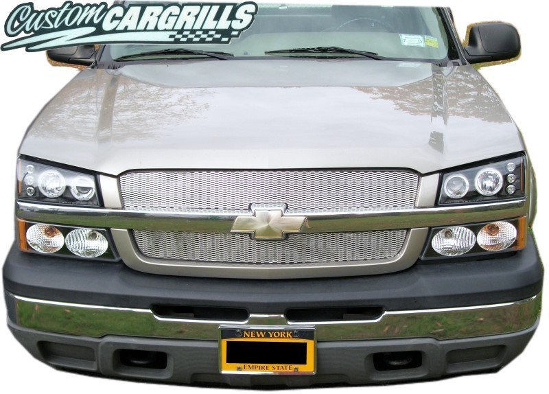 2003 05 Chevy Silverado Mesh Grill Kit By Customcargrills