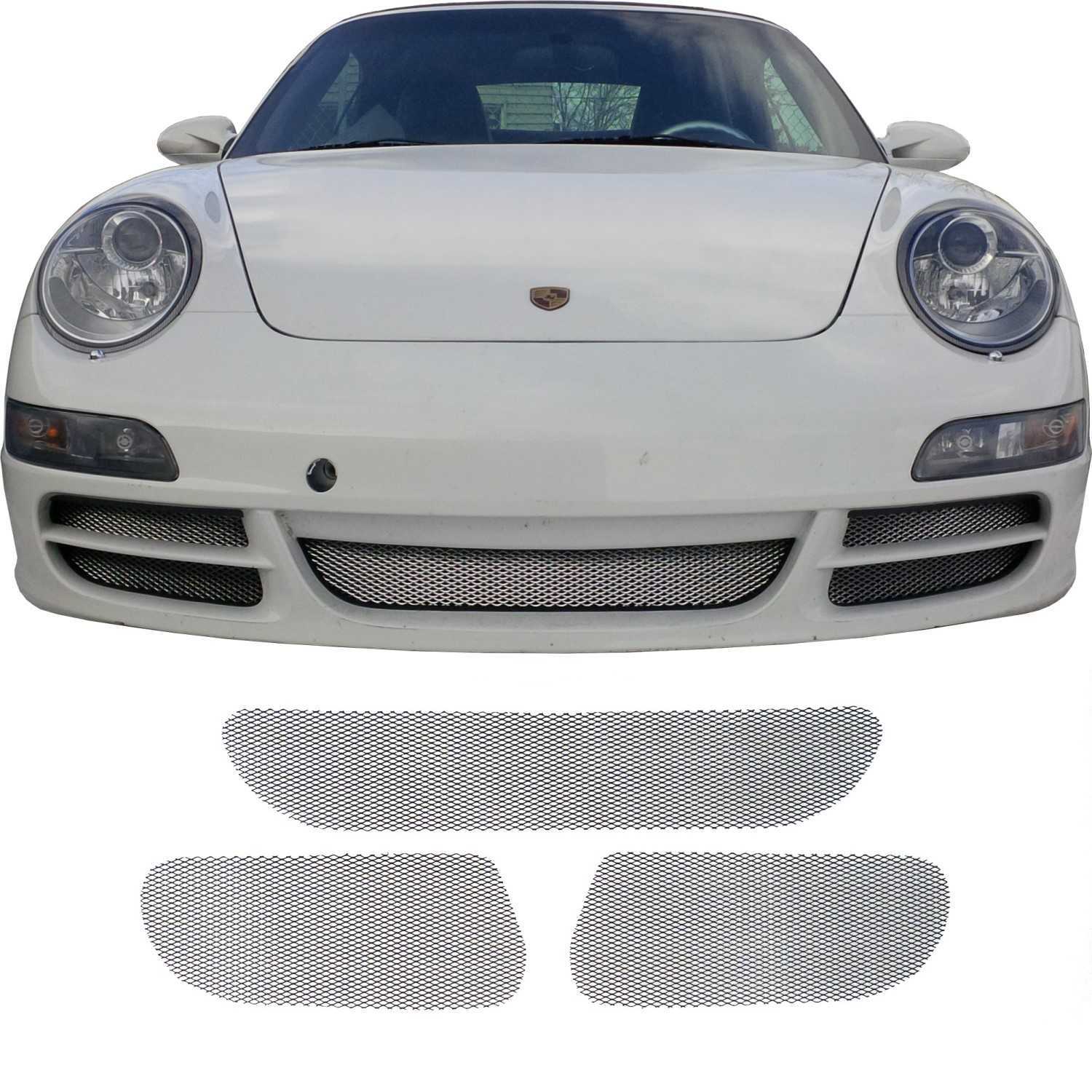 2005 - 2008 Porsche 911 997.1 Carrera Base, S, 4S Grill Mesh Pieces