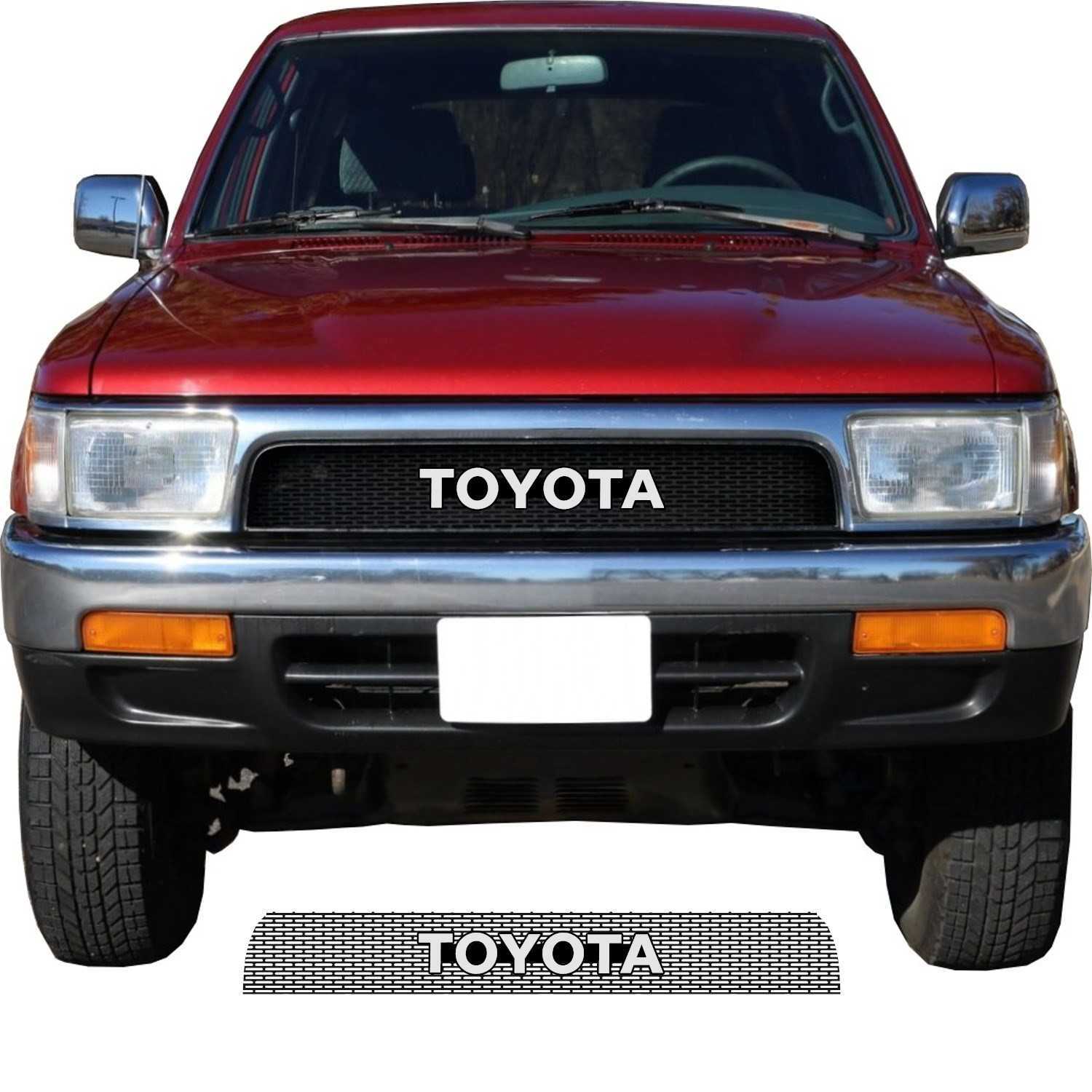 1992 - 1995 Toyota 4Runner Grill Mesh With Toyota Emblem #1