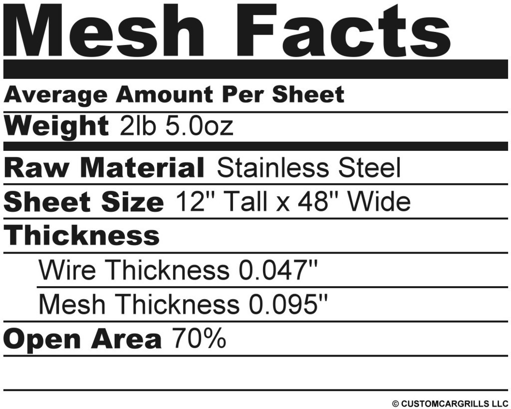 12in. x 48in. 0.25 Diamond Woven Grill Mesh Sheets - Silver #3
