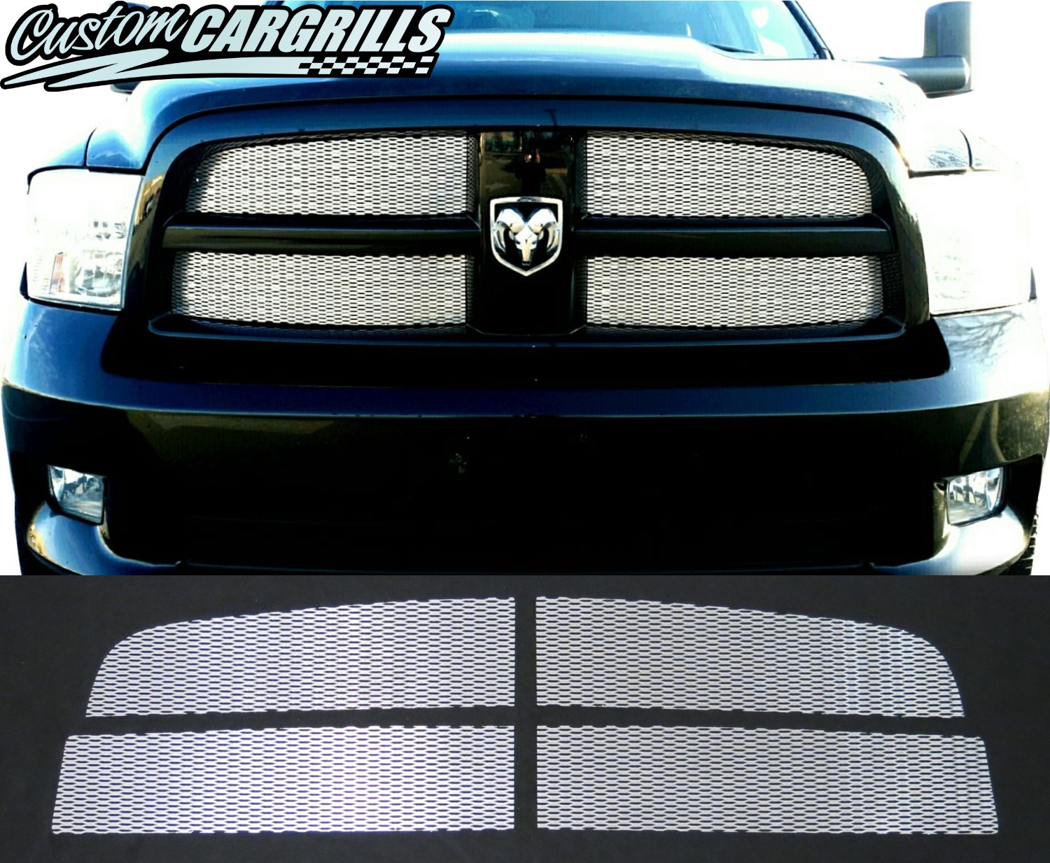 2009 - 2012 Dodge Ram Mesh Grill Kit