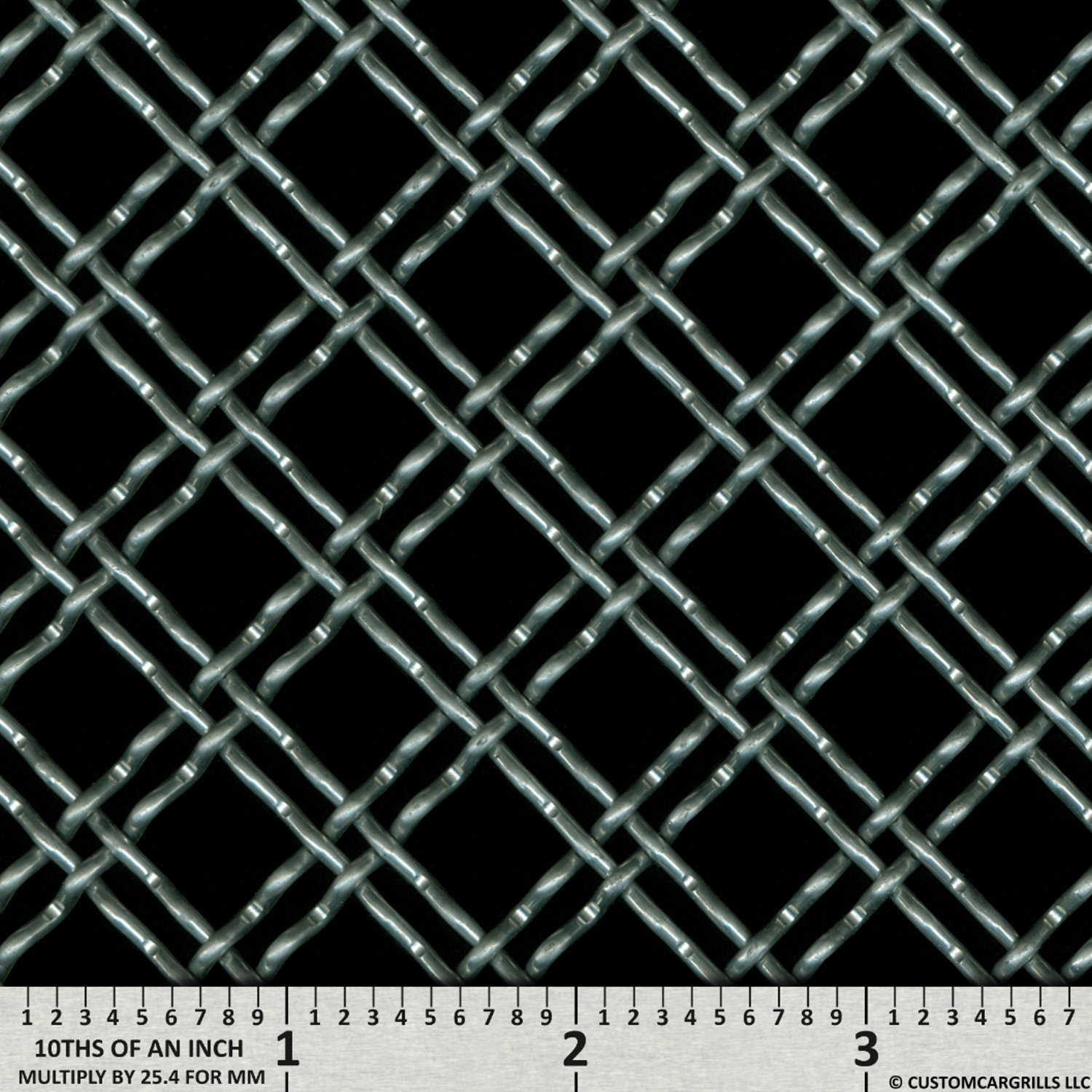 6in. x 36in. Aluminum Double Woven Wire Grill Mesh Sheets - Silver