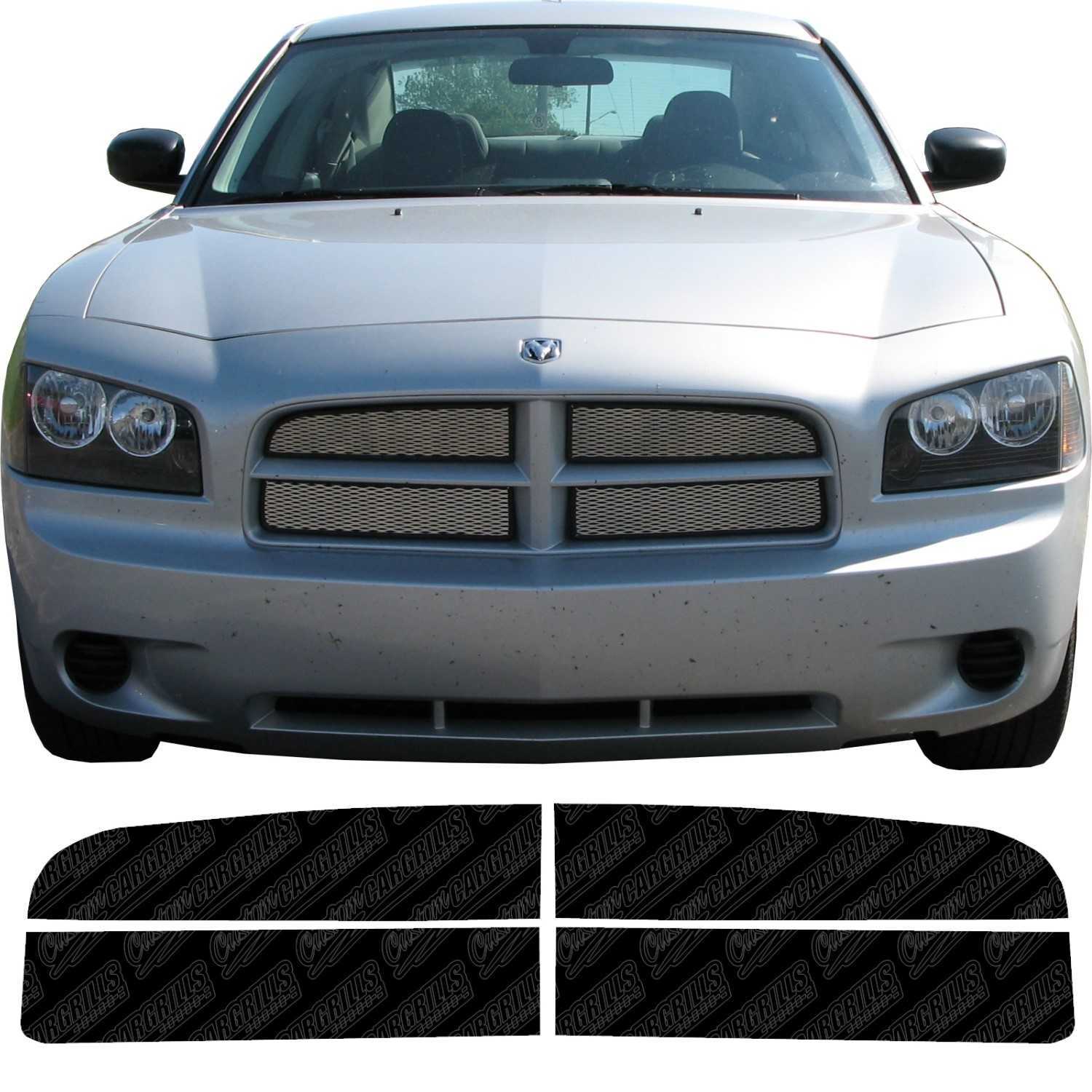 2005 - 2010 Dodge Charger Mesh Grill Template