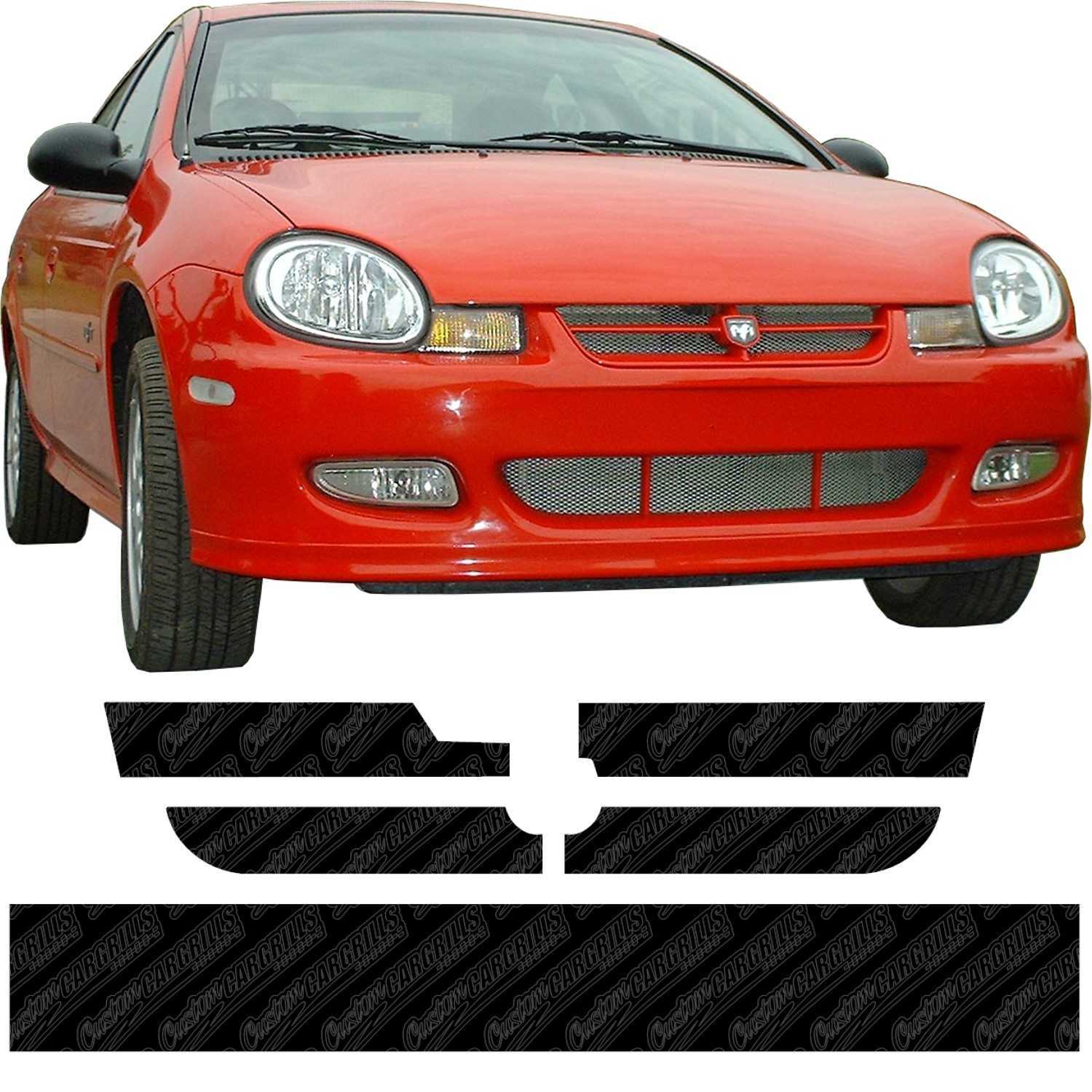 2000 - 2002 Dodge Neon - R/T - ACR - SXT Mesh Grill Template