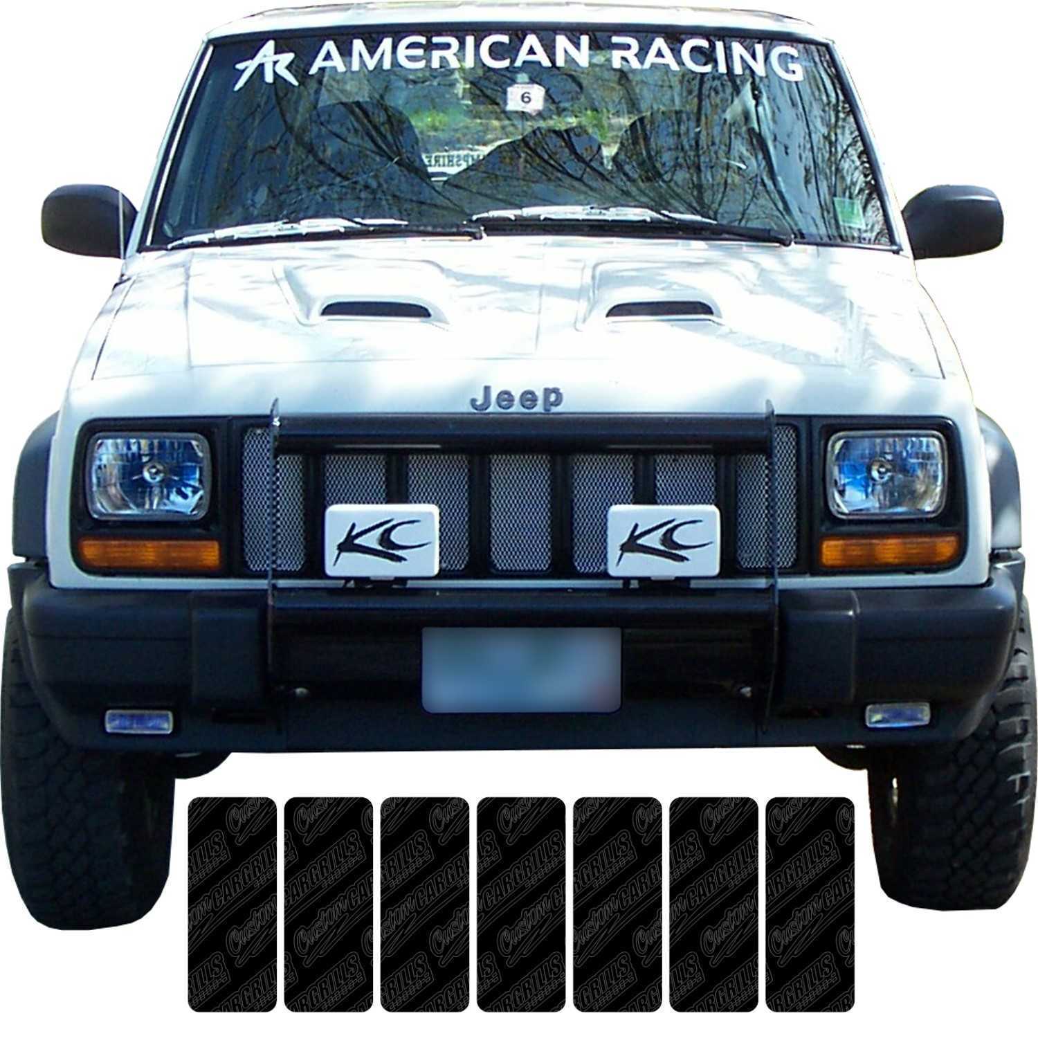 1997 - 2001 Jeep Cherokee Mesh Grill Template #1