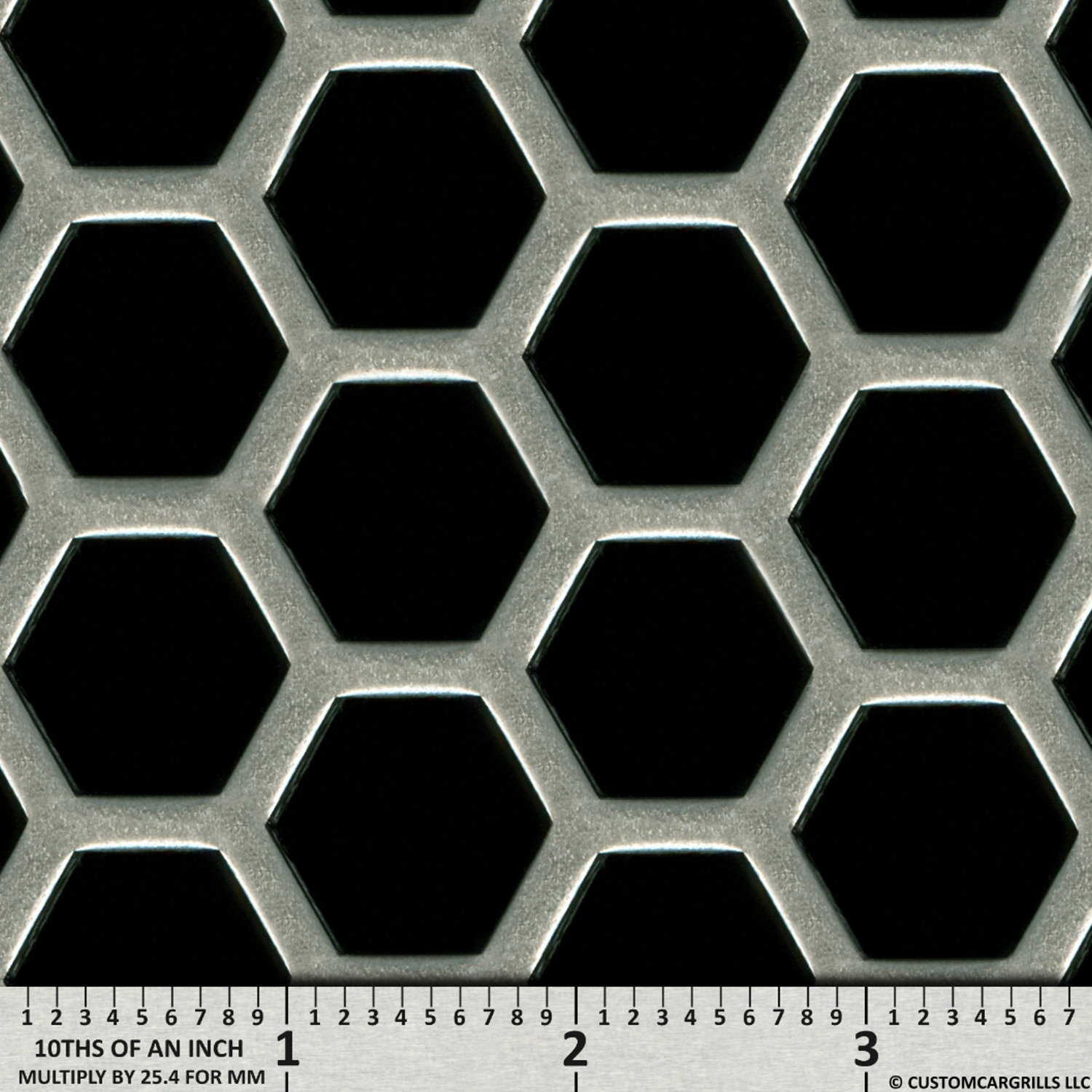 Scrap HD Perf Hex Grill Mesh