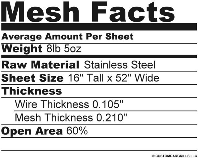 HD Woven Wire XXL Grill Mesh Sheets #3