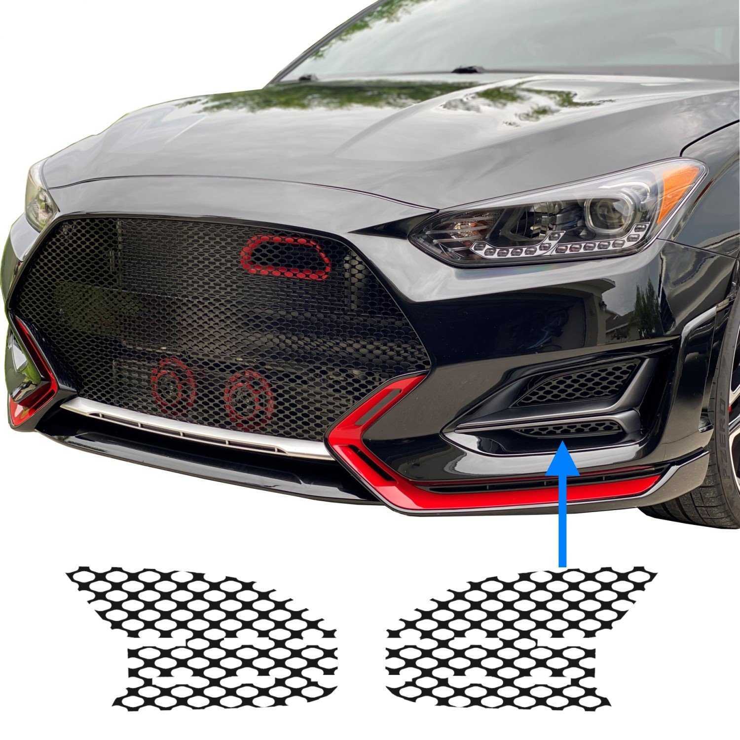 2019 - 2022 Hyundai Veloster N Front Side Mesh